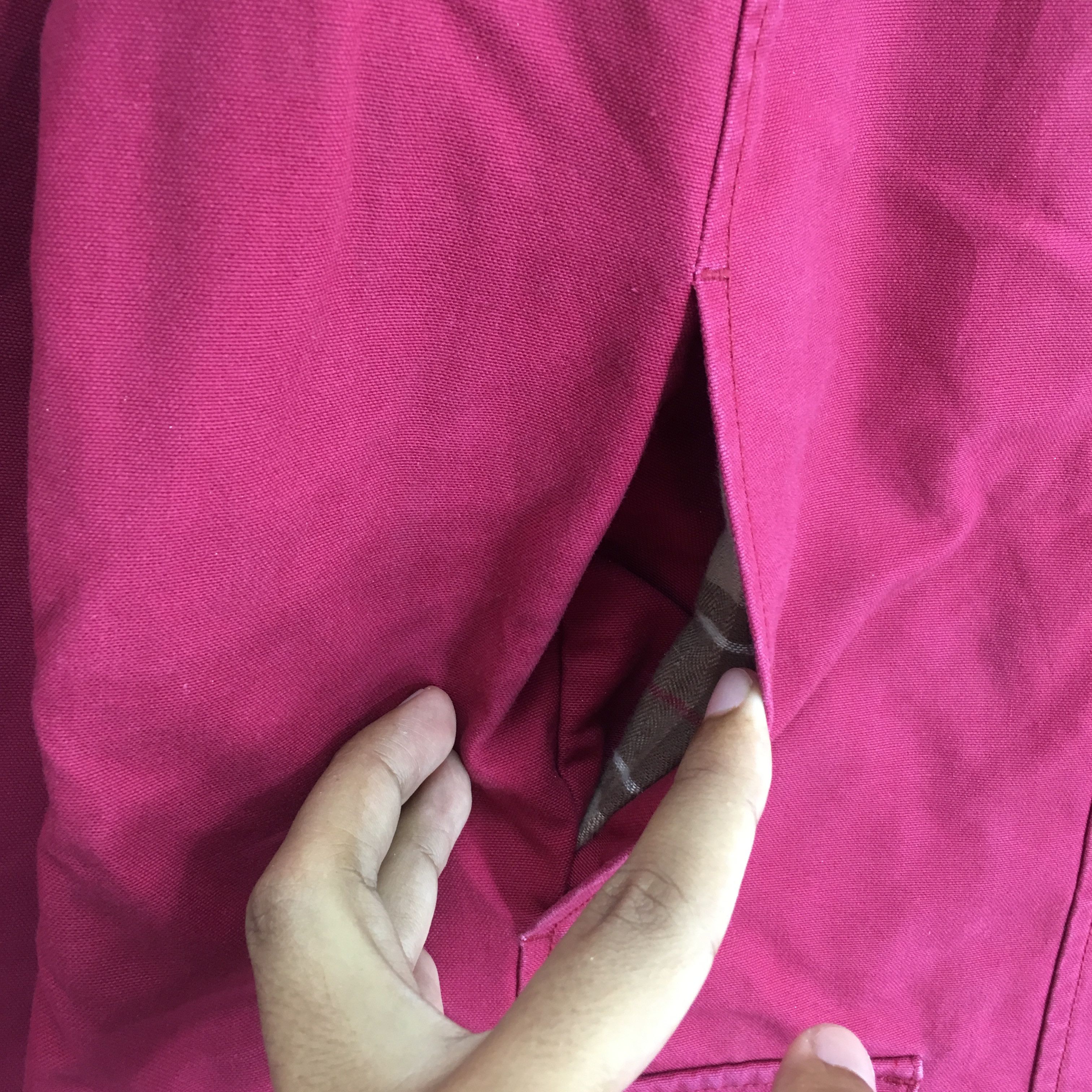 L.L. Bean Vintage 90's LL Bean Red Four Pocket Workwear Jacket - 1851 Size US M / EU 48-50 / 2 - 6 Thumbnail