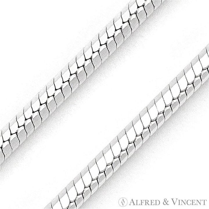 Other 0.8mm 8-Sided Snake Chain Necklace in .925 Sterling Silver Size ONE SIZE - 2 Thumbnail