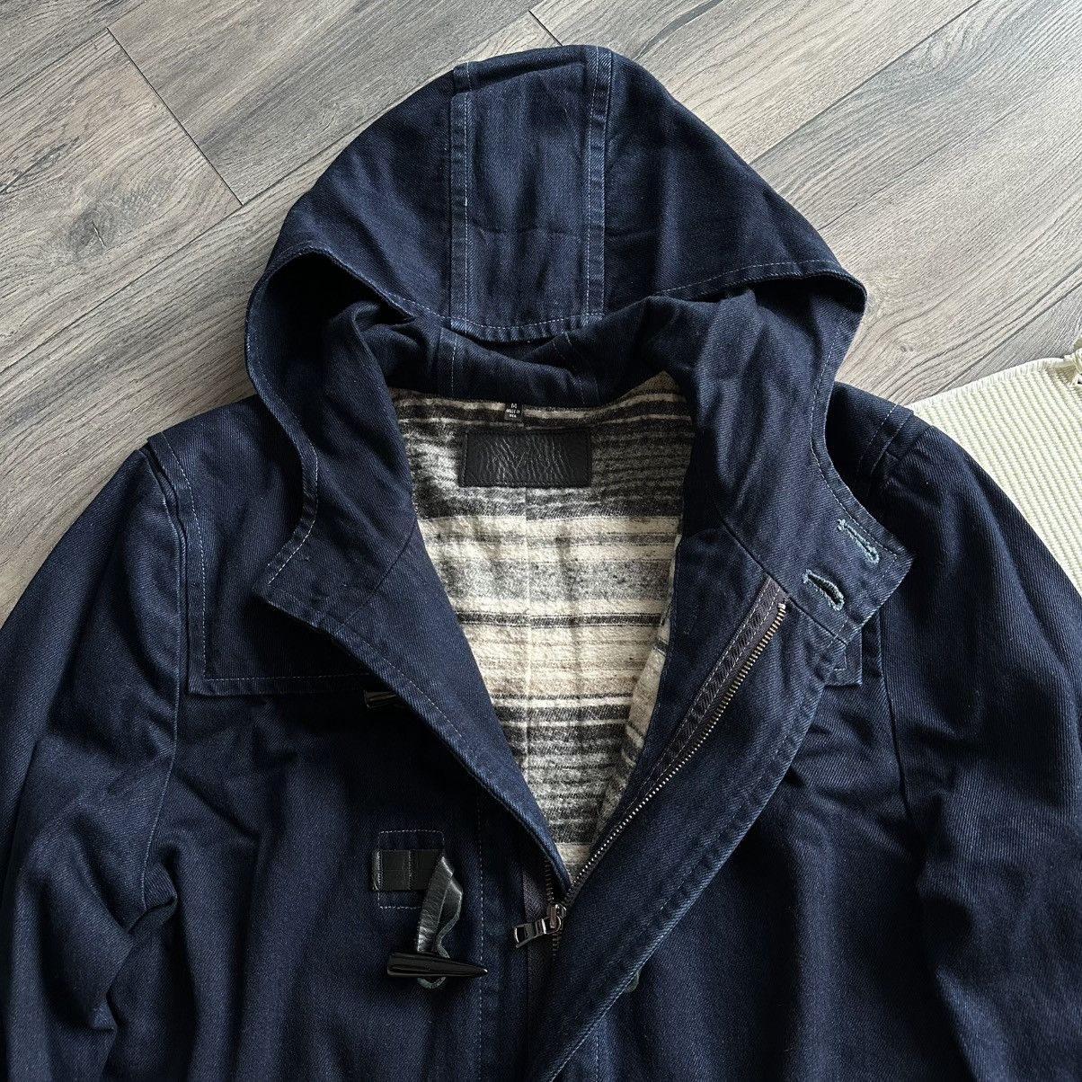 7 For All Mankind 7 For All Mankind Hooded Denim Toggle Coat in Indigo Blue Size US M / EU 48-50 / 2 - 5 Thumbnail