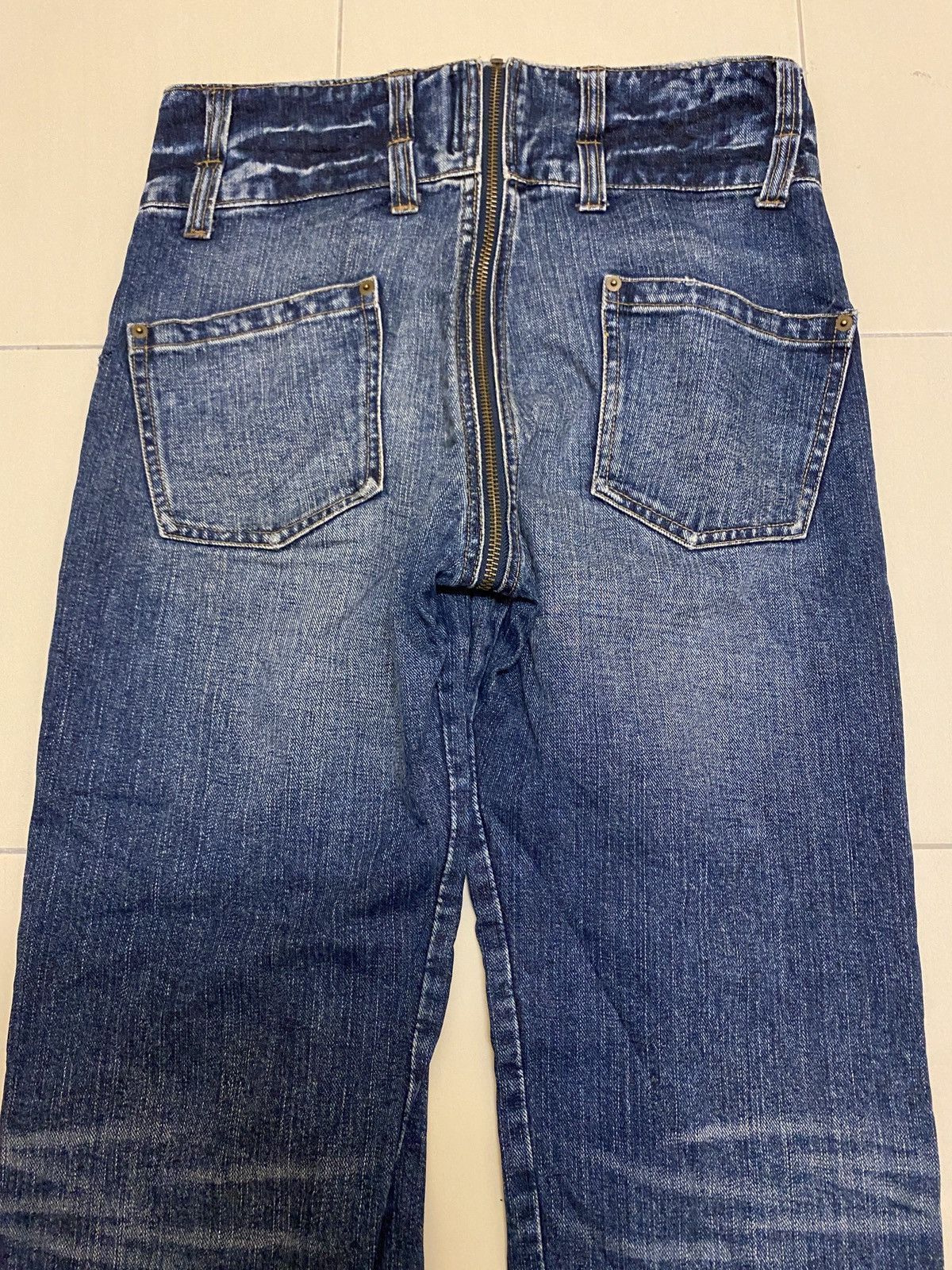 If Six Was Nine × Japanese Brand Double Name All Around Zipper Jeans Size US 31 - 7 Thumbnail
