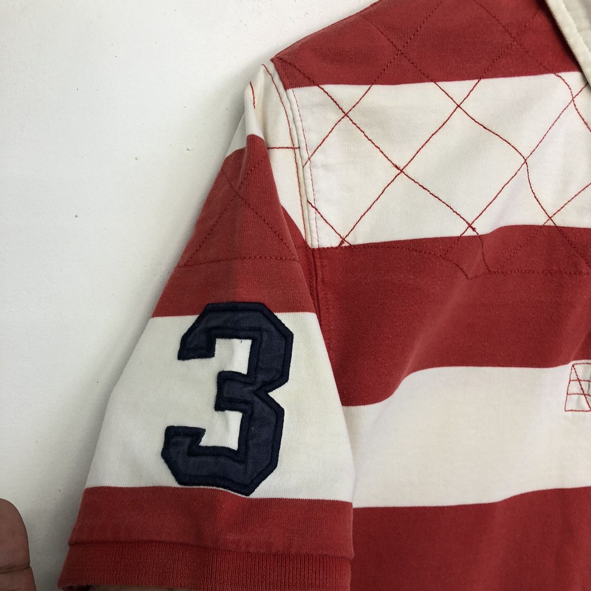 Polo Ralph Lauren Vintage Polo Ralph Lauren Rugby Stripe Shirt Size US XL / EU 56 / 4 - 7 Thumbnail