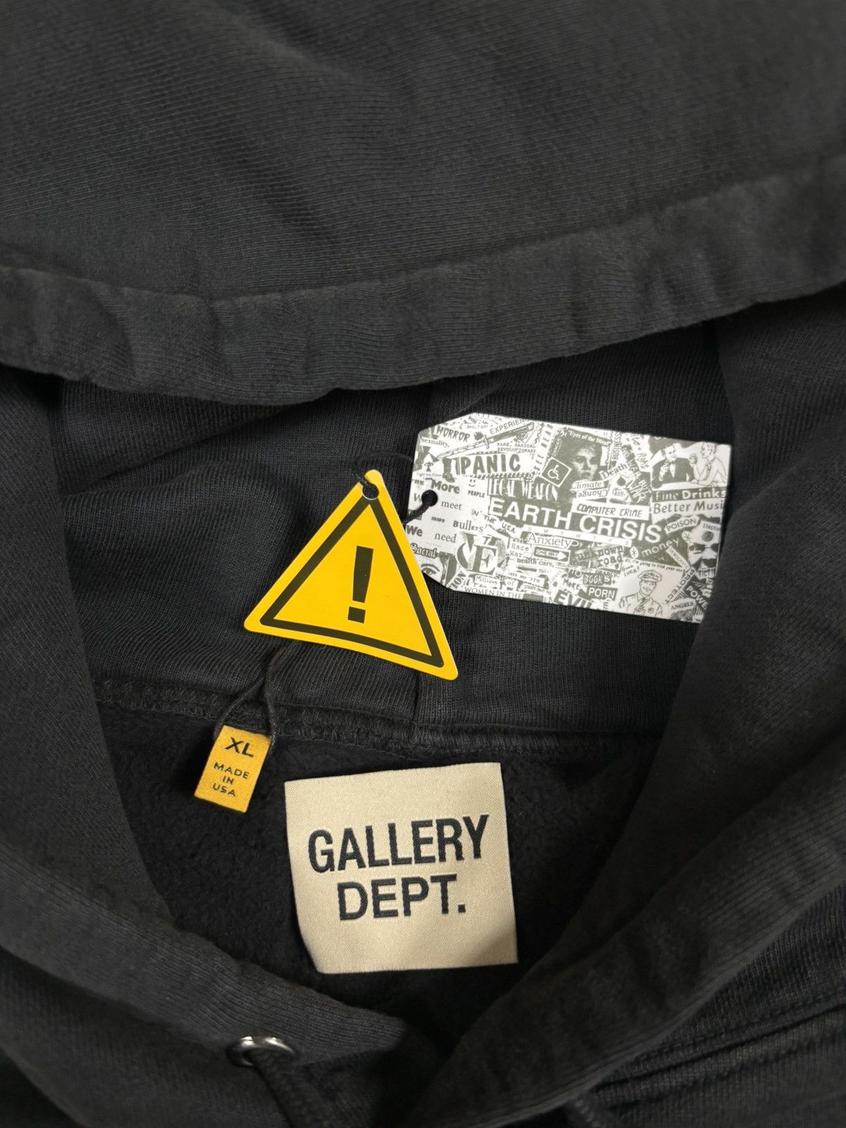 Gallery Dept. Gallery Dept Dept de la Gallery Hoodie, Black Size US XL / EU 56 / 4 - 9 Thumbnail