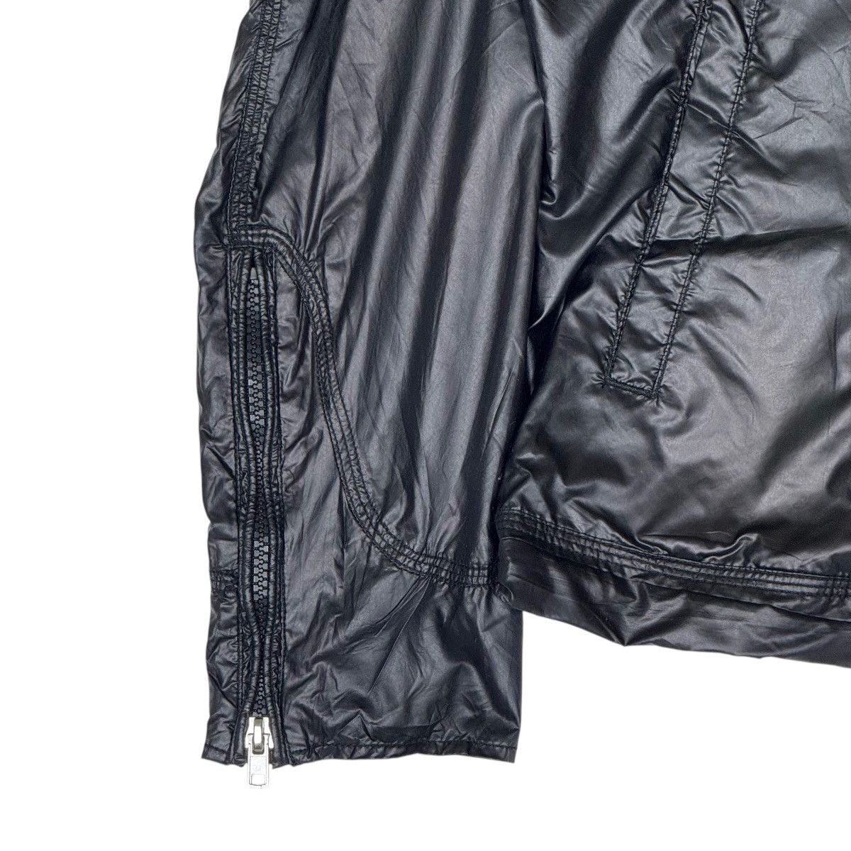 Diesel Diesel Leather Nylon Jacket DMB-W: RR55 Size US M / EU 48-50 / 2 - 2 Thumbnail