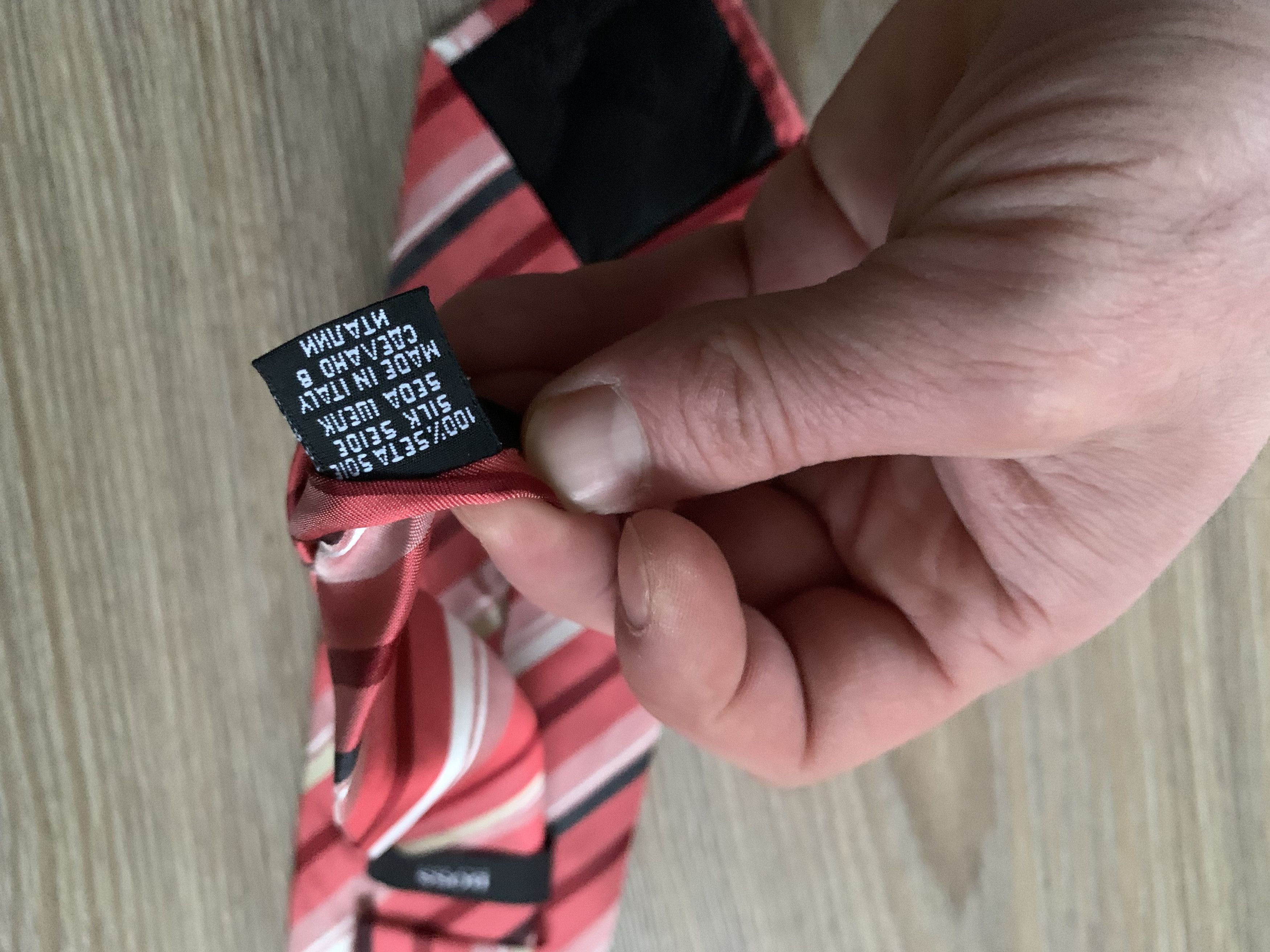 Hugo Boss Hugo Boss Pink Striped Silk Tie Size ONE SIZE - 8 Thumbnail