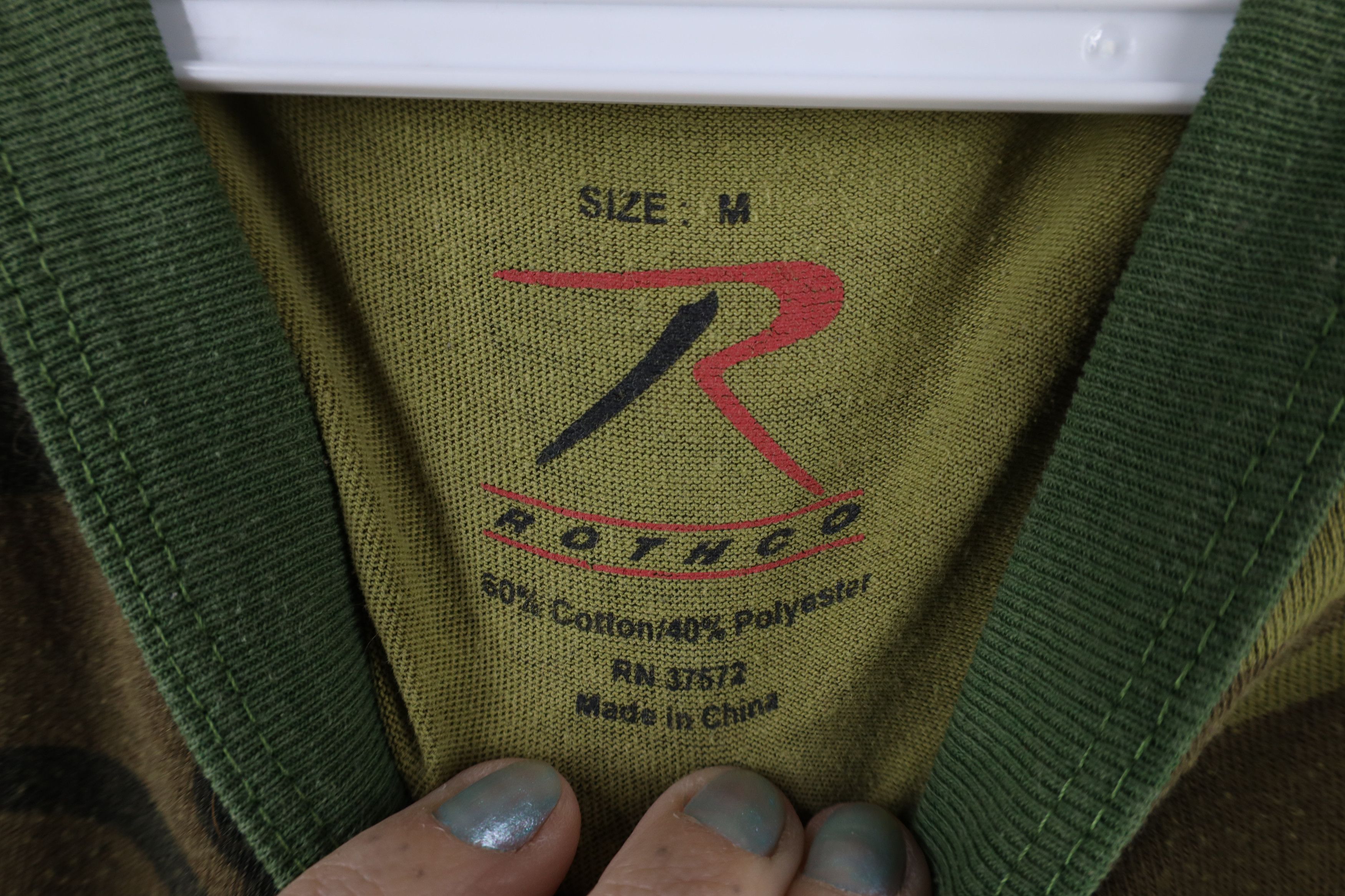 Vintage Vintage Streetwear Faded Camouflage Short Sleeve T-Shirt Size US M / EU 48-50 / 2 - 4 Thumbnail