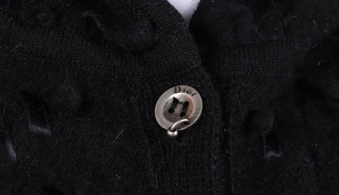 Dior Christian Dior Galliano 2004 Wool Leather Hood Cardigan Size S / US 4 / IT 40 - 5 Thumbnail