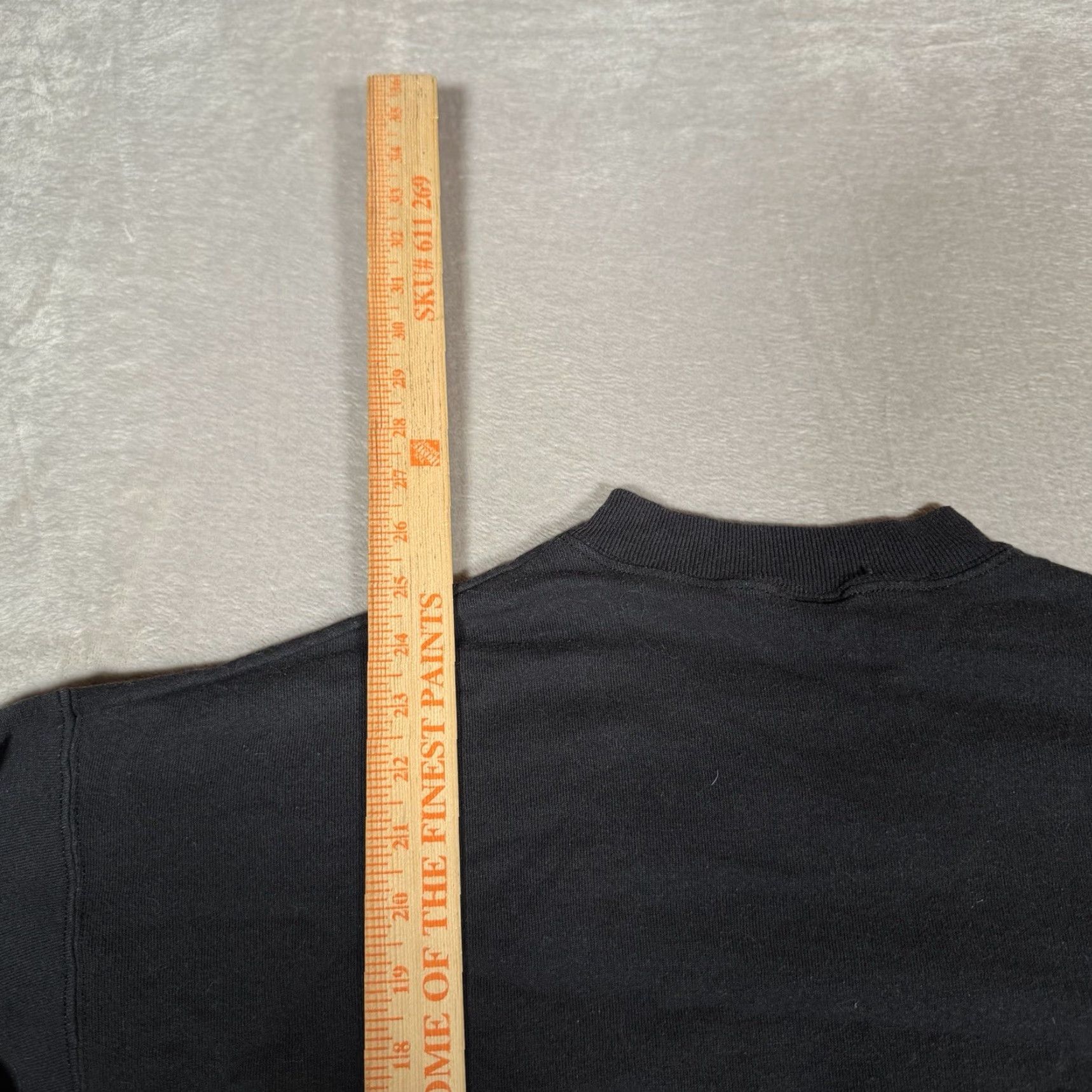 Hanes Vtg Olympic Training Sweatshirt Mens Large Black Hanes Team Crewneck Logo 90s Size US L / EU 52-54 / 3 - 8 Thumbnail