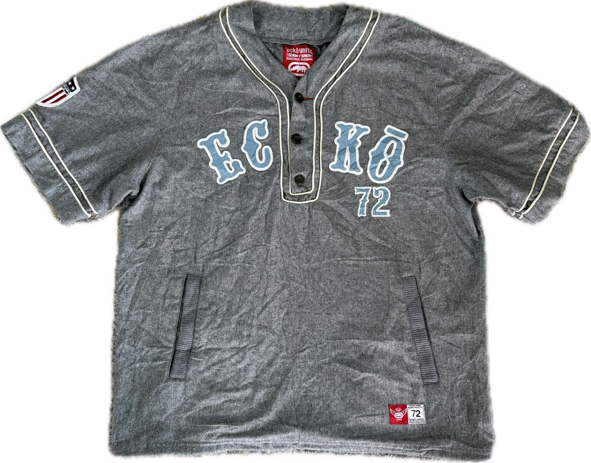 Ecko Unltd. HIP HOP STYLE ECKO UNLTD 72 WOOL SHIRT JERSEY DESIGN Size US XL / EU 56 / 4 - 1 Thumbnail