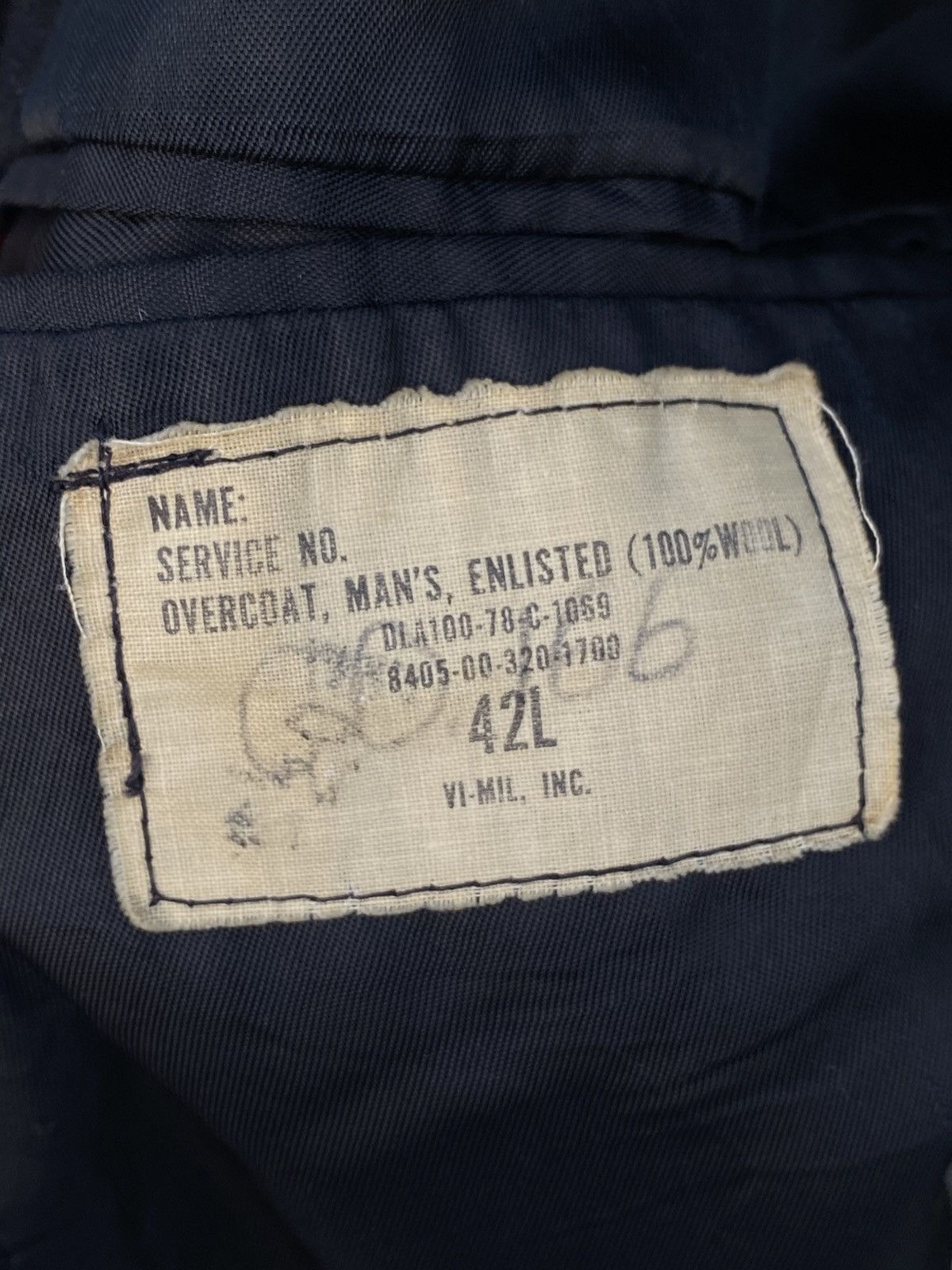 Voodoo Tactical Vintage US Navy VI-MIL wool pea coat Size US M / EU 48-50 / 2 - 7 Thumbnail