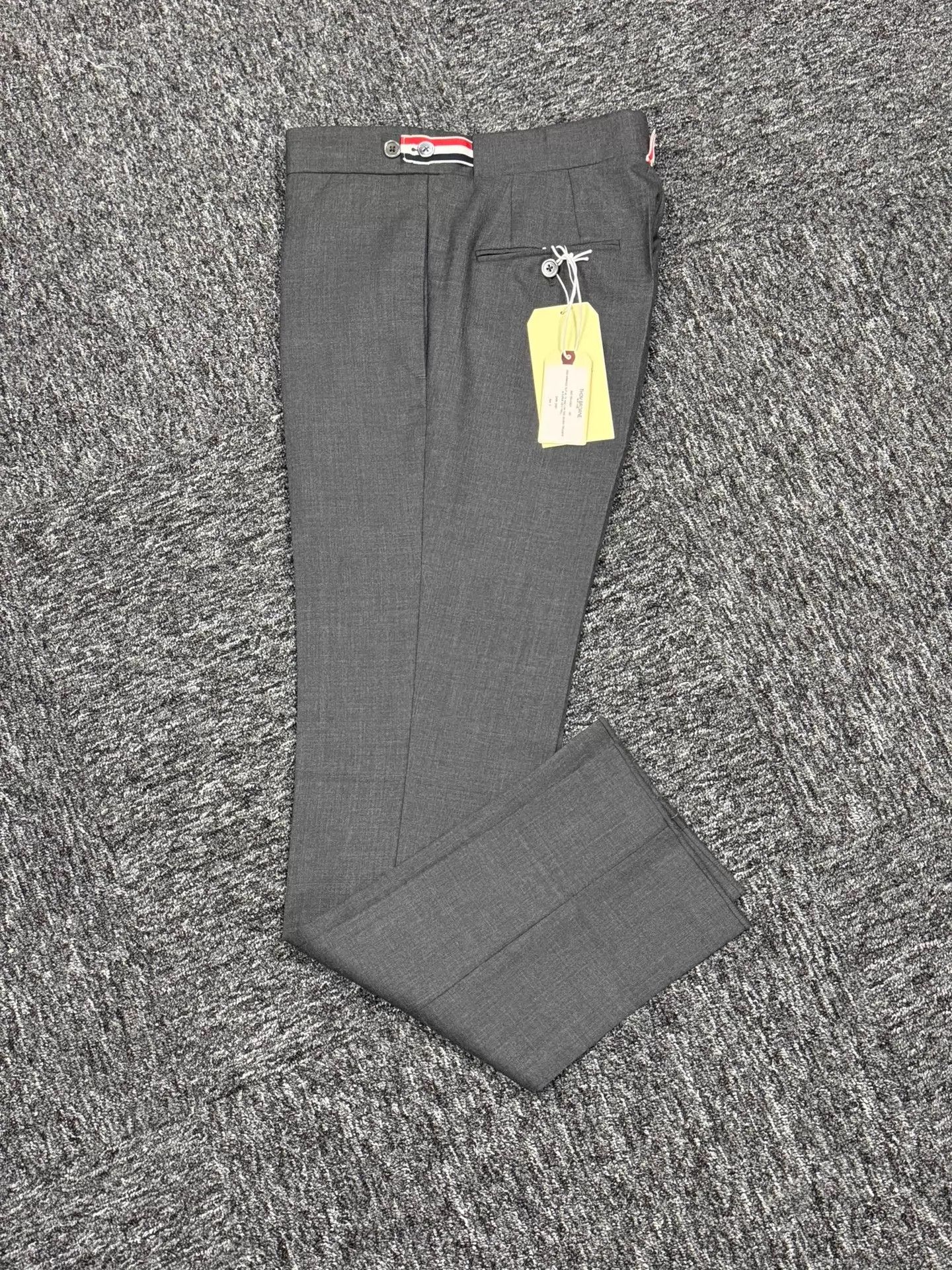 Thom Browne Thom Browne Classic Charcoal Tailored Wool Trousers Size US 28 / EU 44 - 3 Thumbnail