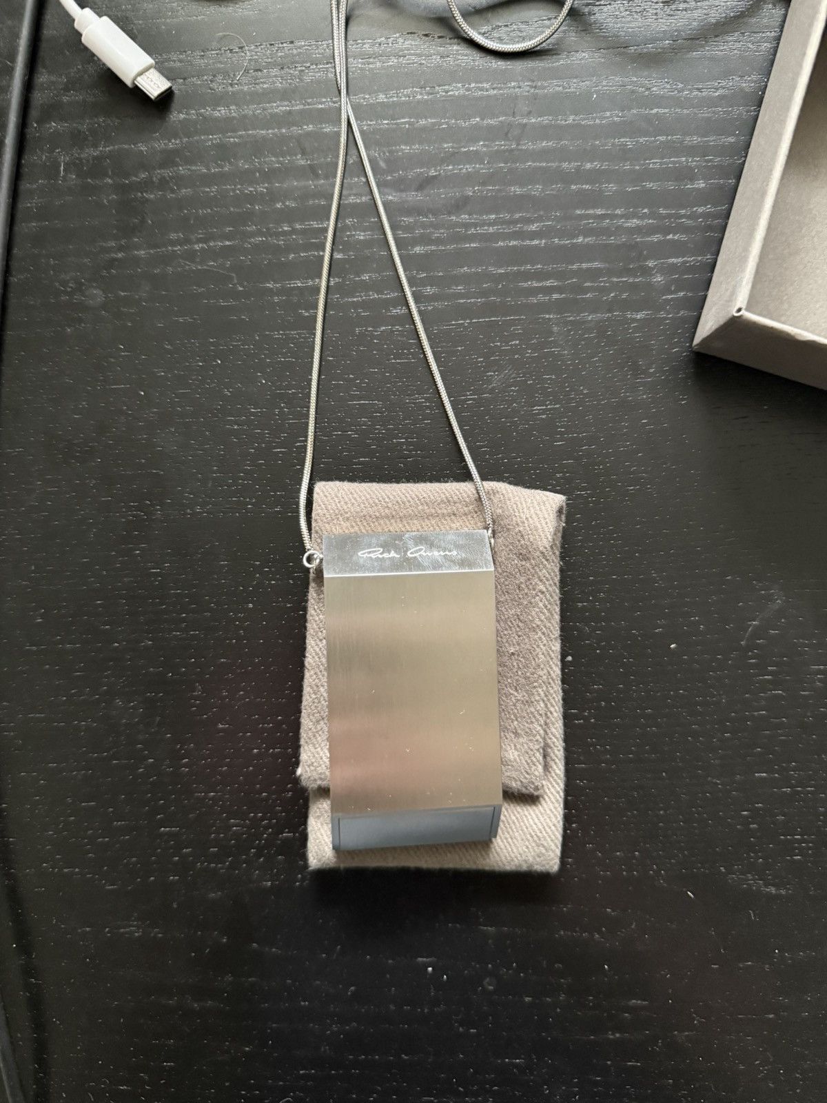 Rick Owens ASHTRAY NECKLACE Size ONE SIZE - 1 Thumbnail