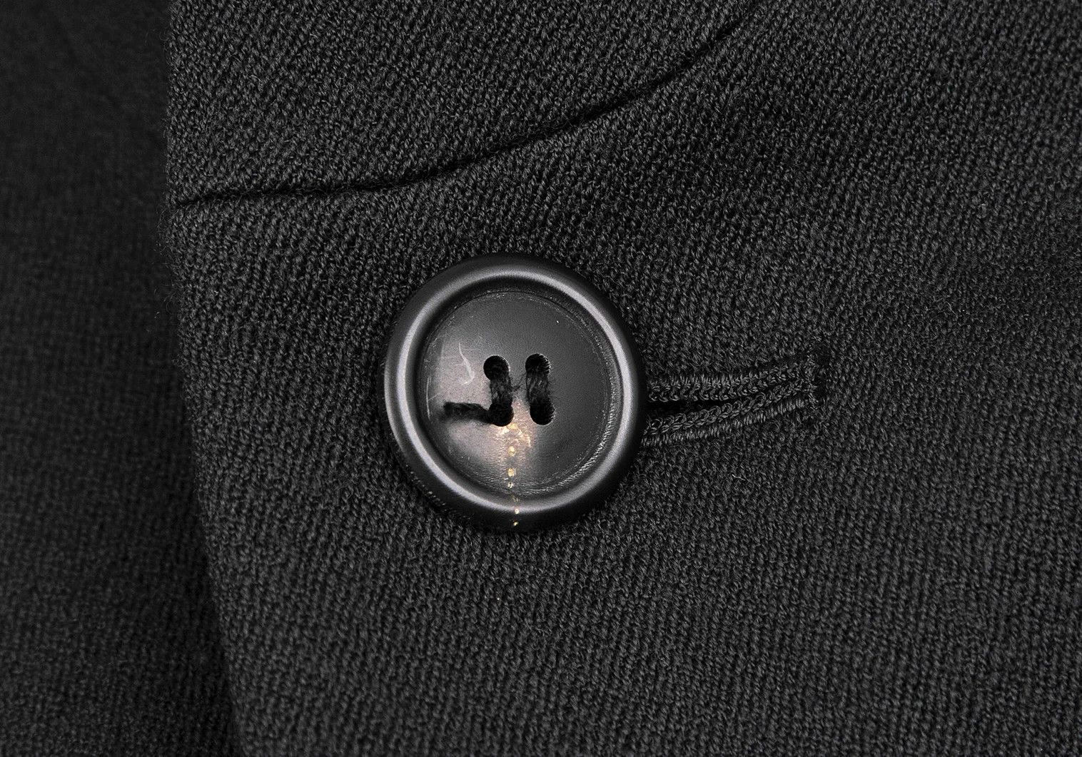 Issey Miyake Wool Shawl Collar Jacket in Charcoal Gray Size L Size US L / EU 52-54 / 3 - 10 Thumbnail