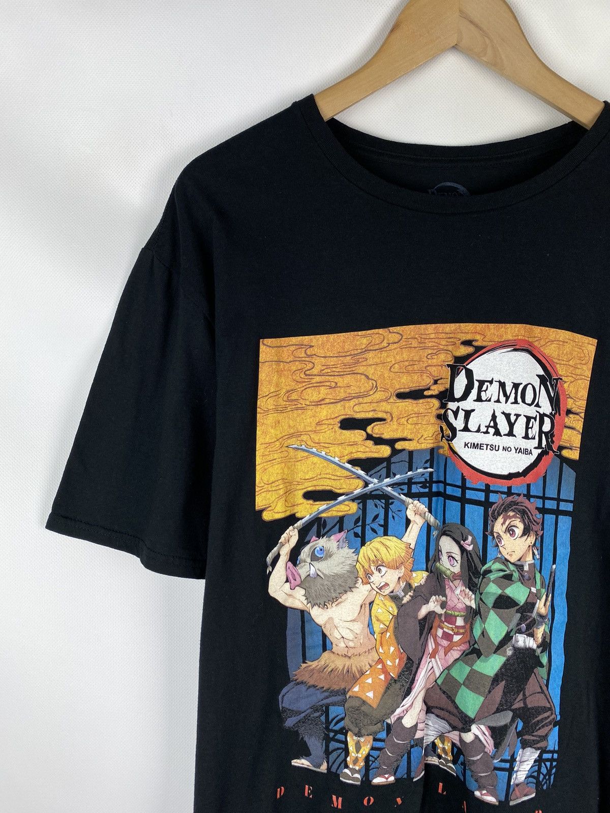 Anime Demon Slayer Kimetsu No Yaiba Poster men’s t shirt anime Size US XL / EU 56 / 4 - 4 Thumbnail