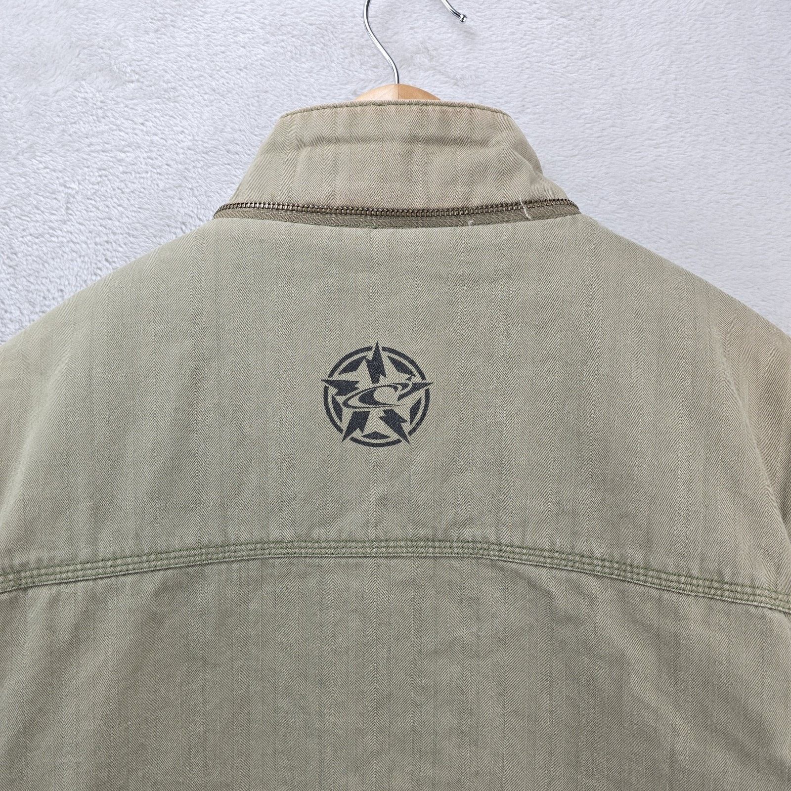 O'Neill Vintage O'Neill Military Jacket Large Sherpa Lined Y2K FLAWS Size US L / EU 52-54 / 3 - 14 Thumbnail