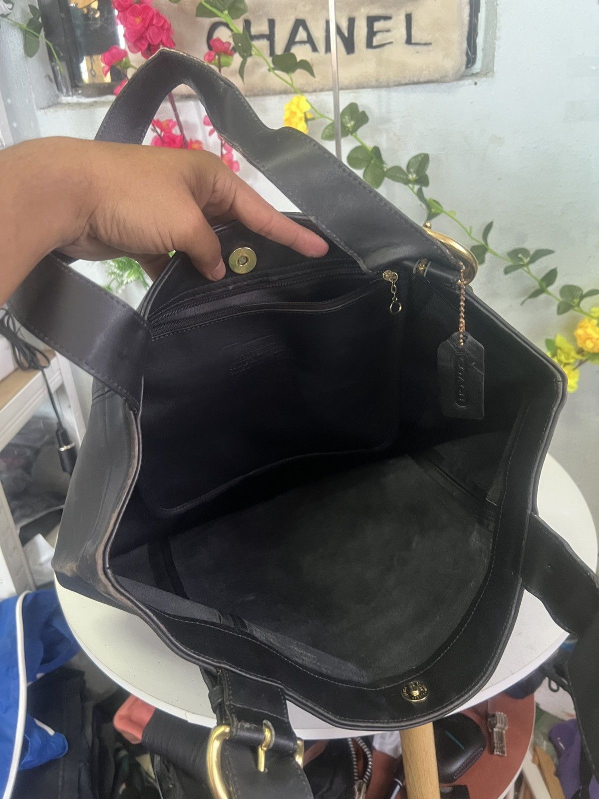 Coach × Leather × Vintage Vintage Coach Full Leather Size ONE SIZE - 7 Thumbnail