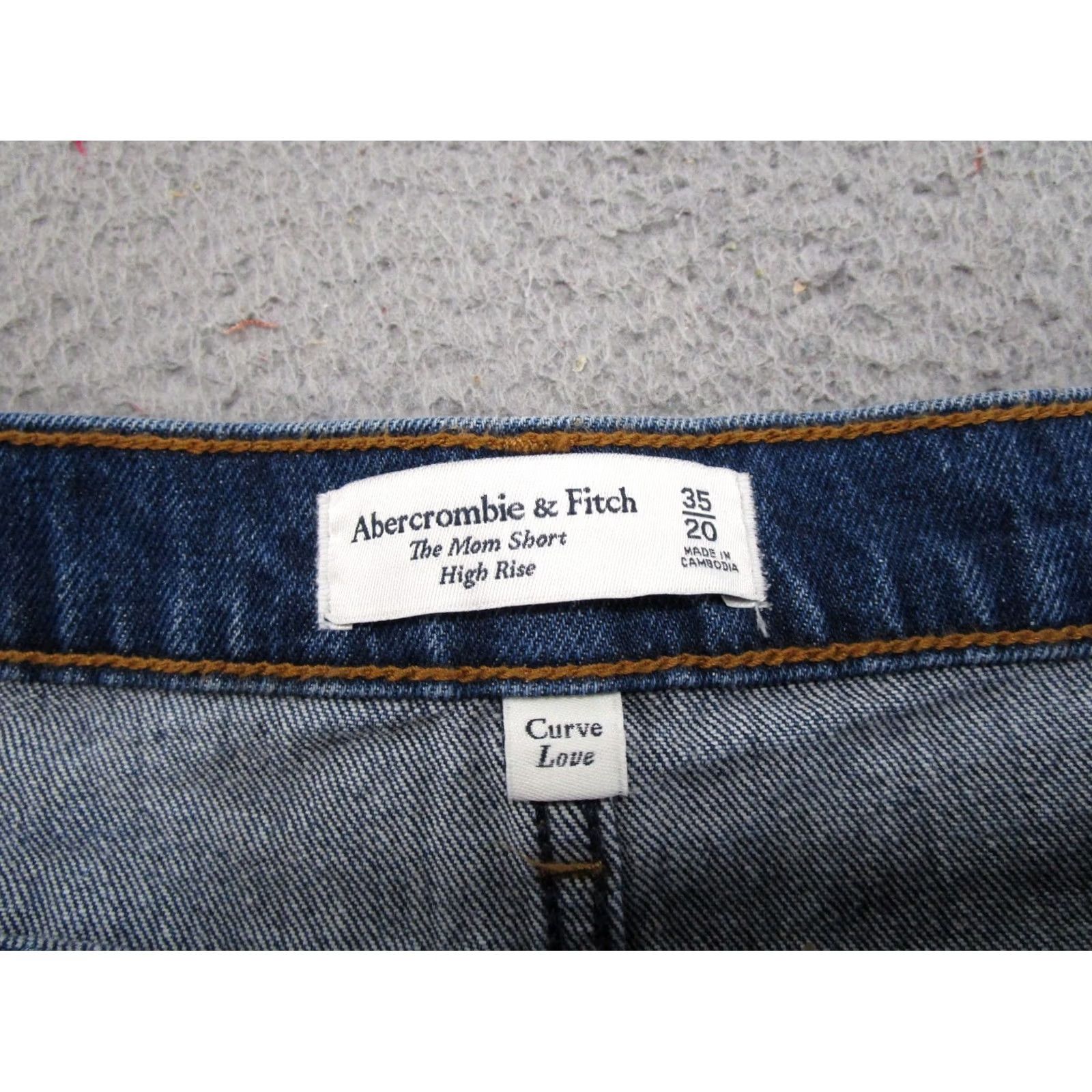 Abercrombie & Fitch Abercrombie & Fitch Mom Shorts Women’s Curve Love High Rise Denim Y2K 35/20 NEW Size 24" / US 00 / IT 34 - 2 Thumbnail