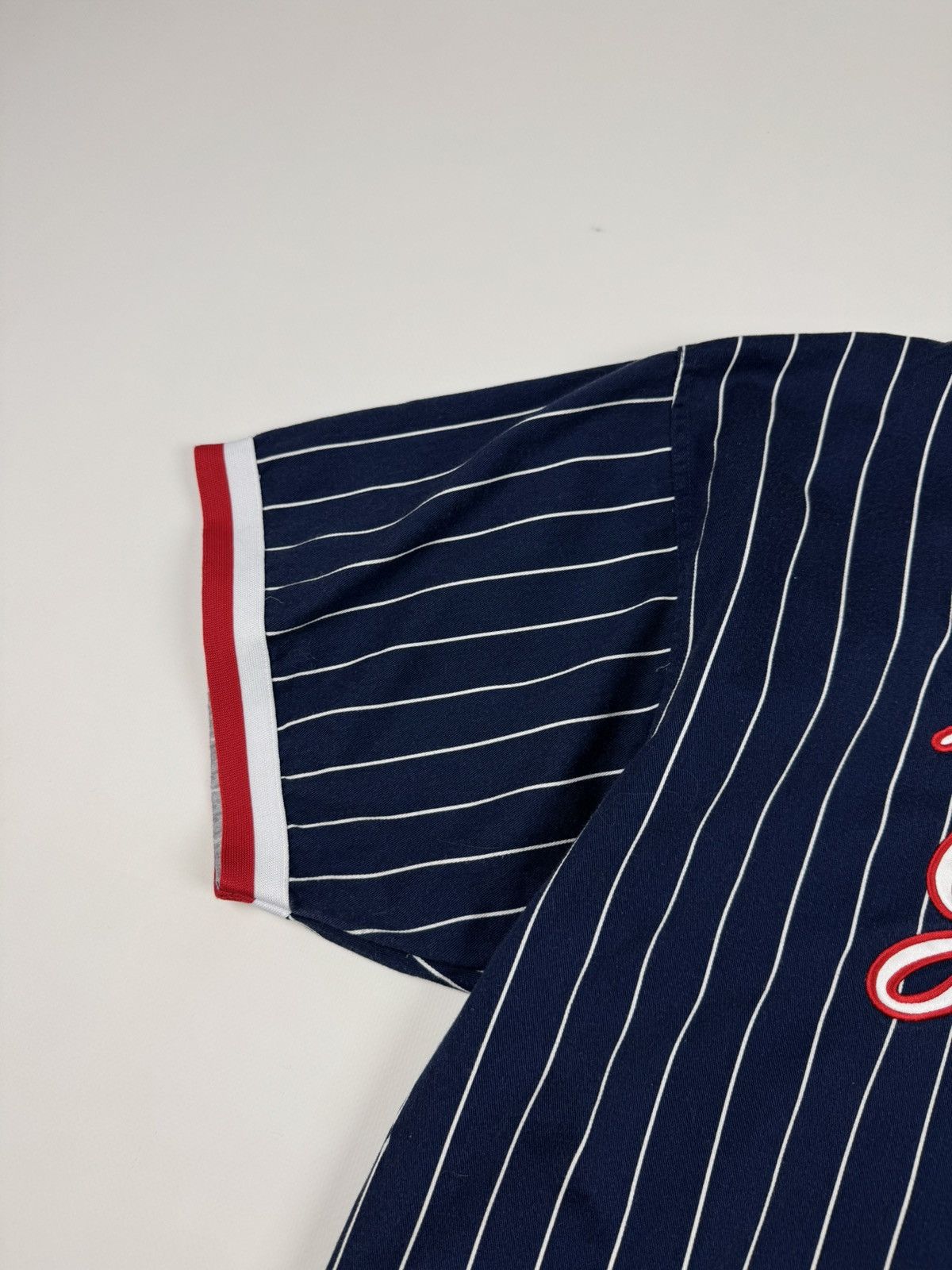 MLB × Starter × Vintage Vintage MLB New York Yankees Baseball Striped Jersey Size US XL / EU 56 / 4 - 7 Thumbnail