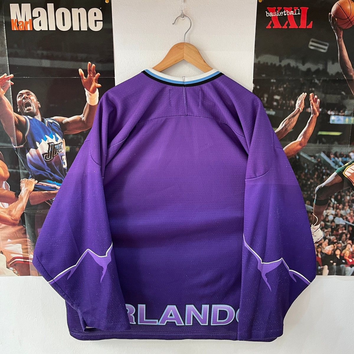 Eddie Bauer Vintage Orlando Solar Bears Early 00’s Bauer Hockey Jersey Size US M / EU 48-50 / 2 - 2 Thumbnail