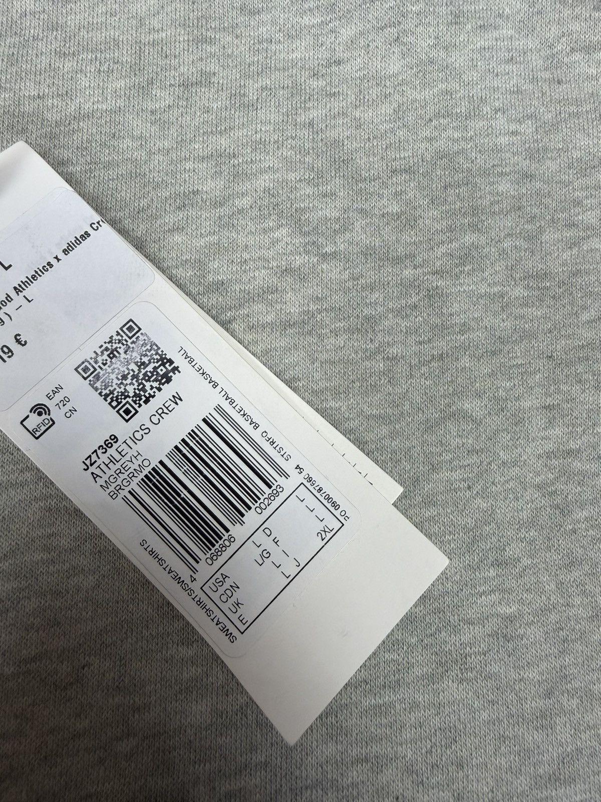 Fear of God Adidas Fear of God Athletics Heavy Fleece Crewneck Size L Size US L / EU 52-54 / 3 - 8 Thumbnail