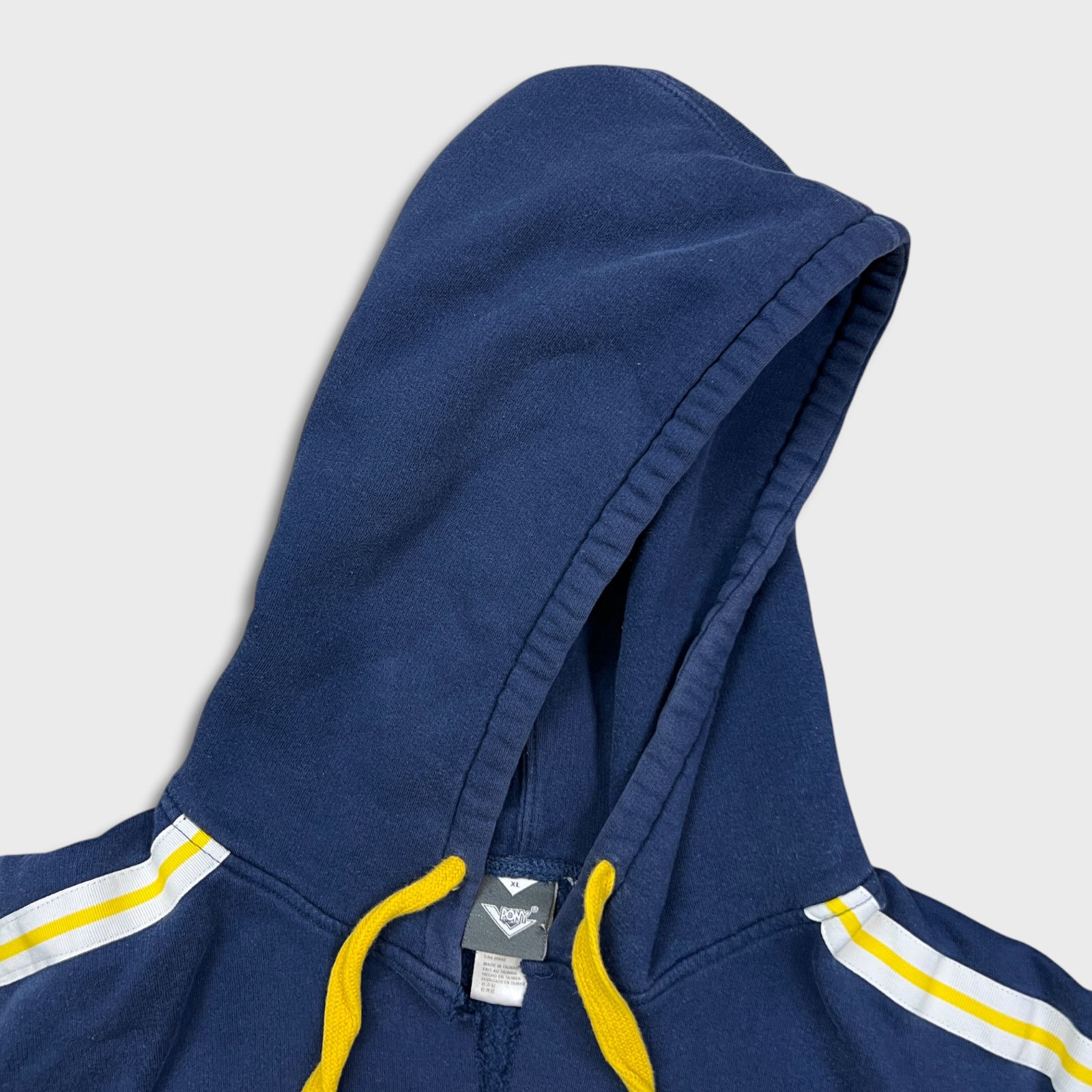 PONY × Vintage Vintage Pony Hoodie XL Logo Thrashed 90s Hooded Sweatshirt Size US XL / EU 56 / 4 - 2 Thumbnail