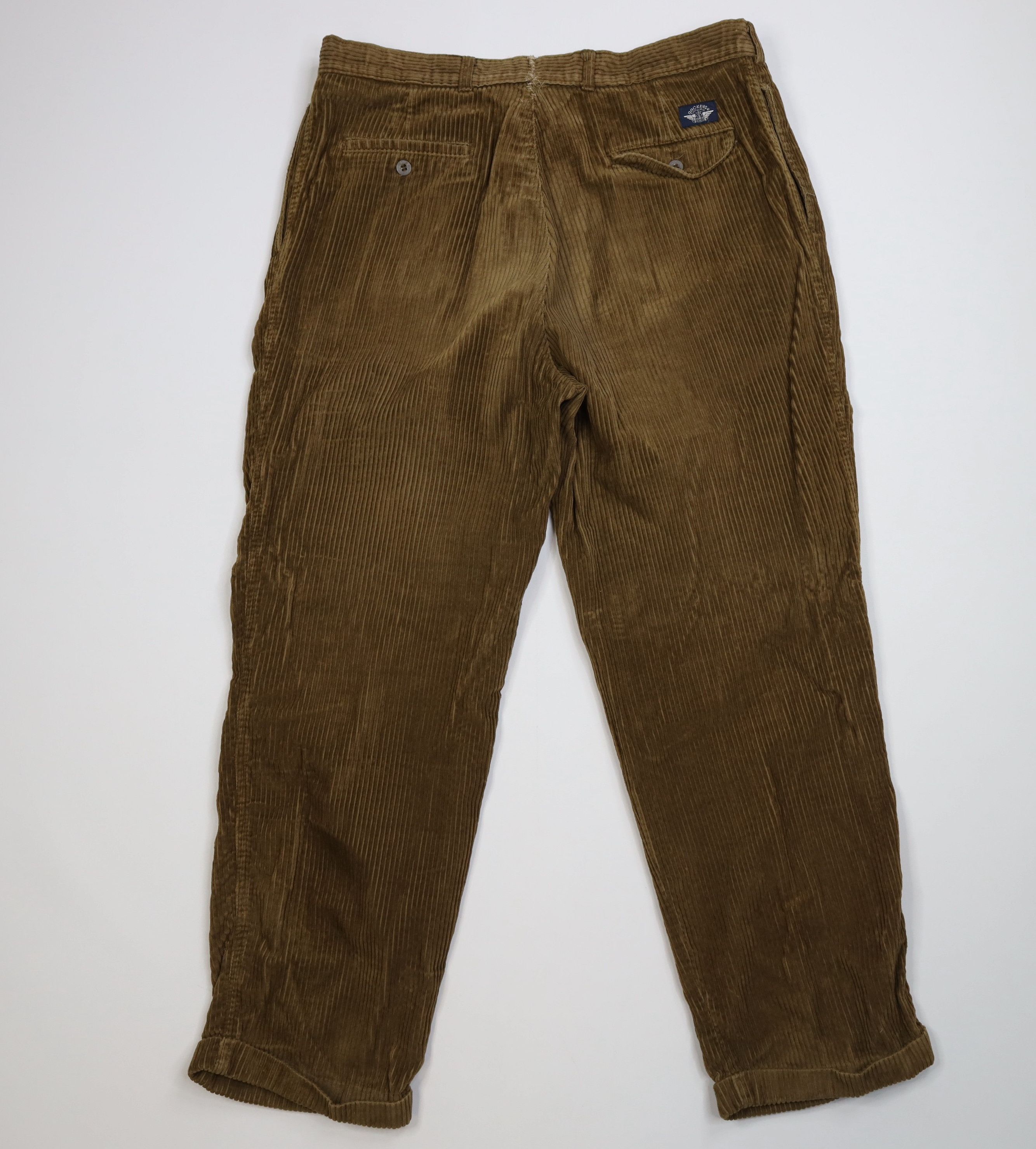 Vintage Vintage 90s Streetwear Baggy Wide Leg Corduroy Pants Brown Size US 38 / EU 54 - 10 Thumbnail