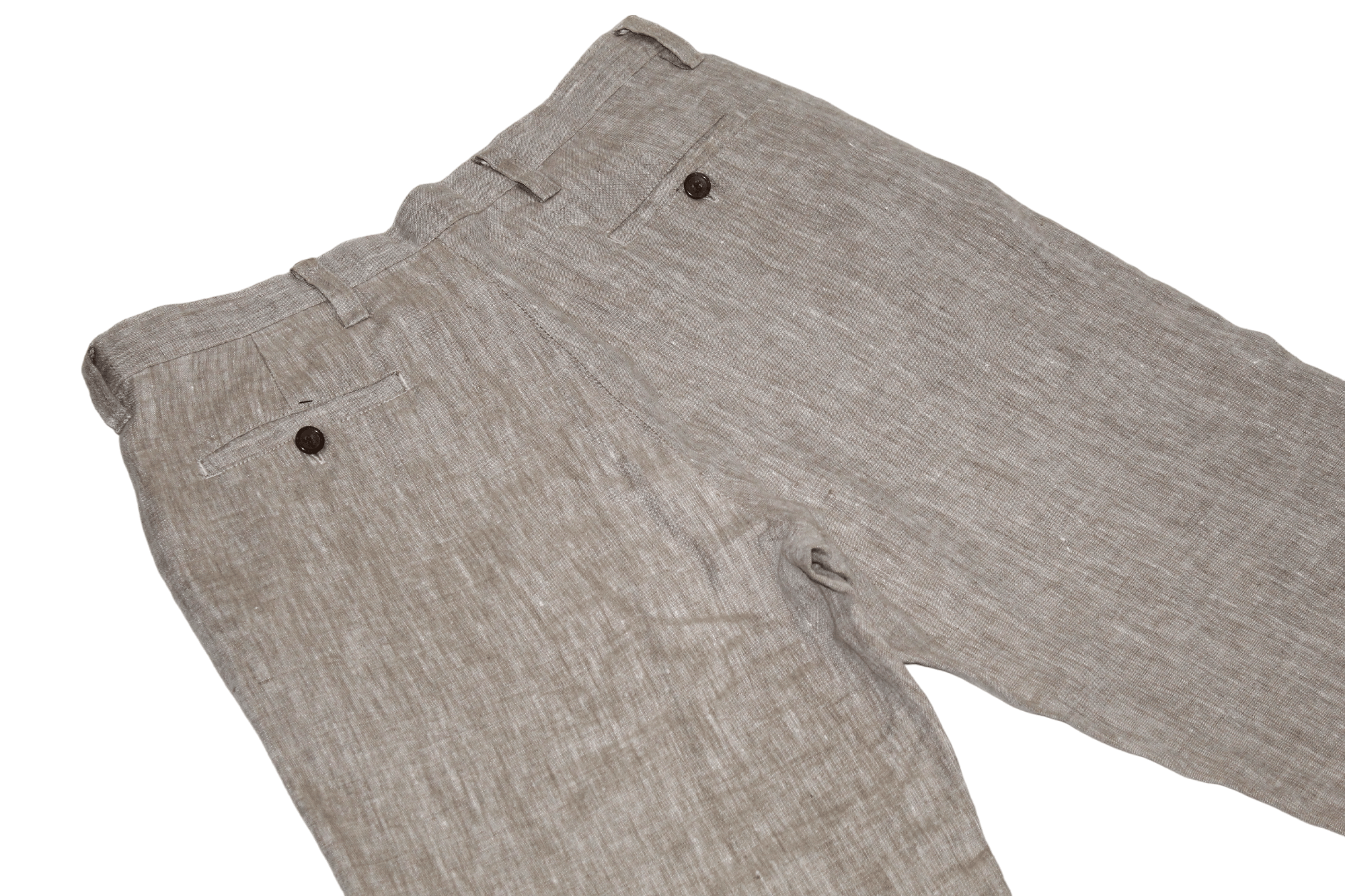 Adolfo Dominguez Adolfo Dominguez Raw Linen Straight Leg Chino Pants Size US 32 / EU 48 - 12 Thumbnail