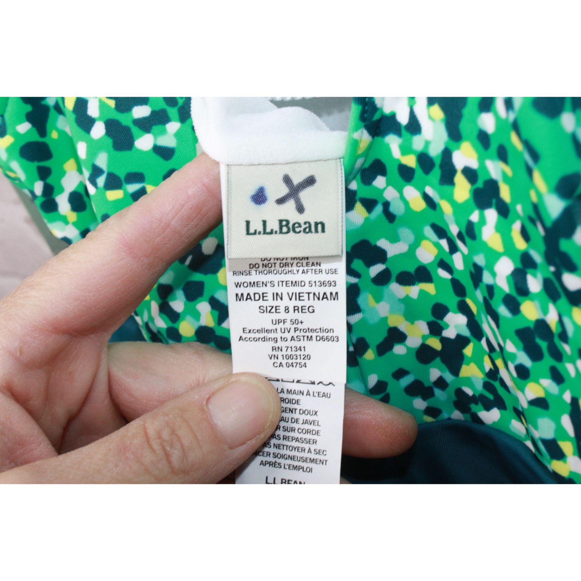 L.L. Bean LL Bean Side Ruched Tankini Swimsuit Top Print Size 8 Size M / US 6-8 / IT 42-44 - 7 Thumbnail