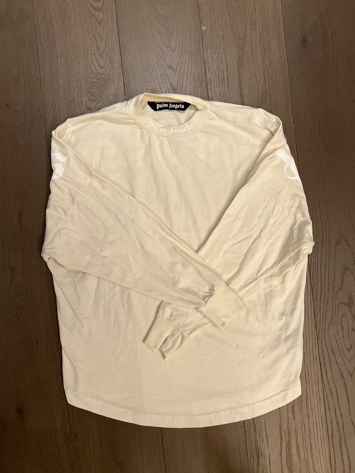 Palm Angels Palm Angels Cream T shirt Size US M / EU 48-50 / 2 - 1 Thumbnail