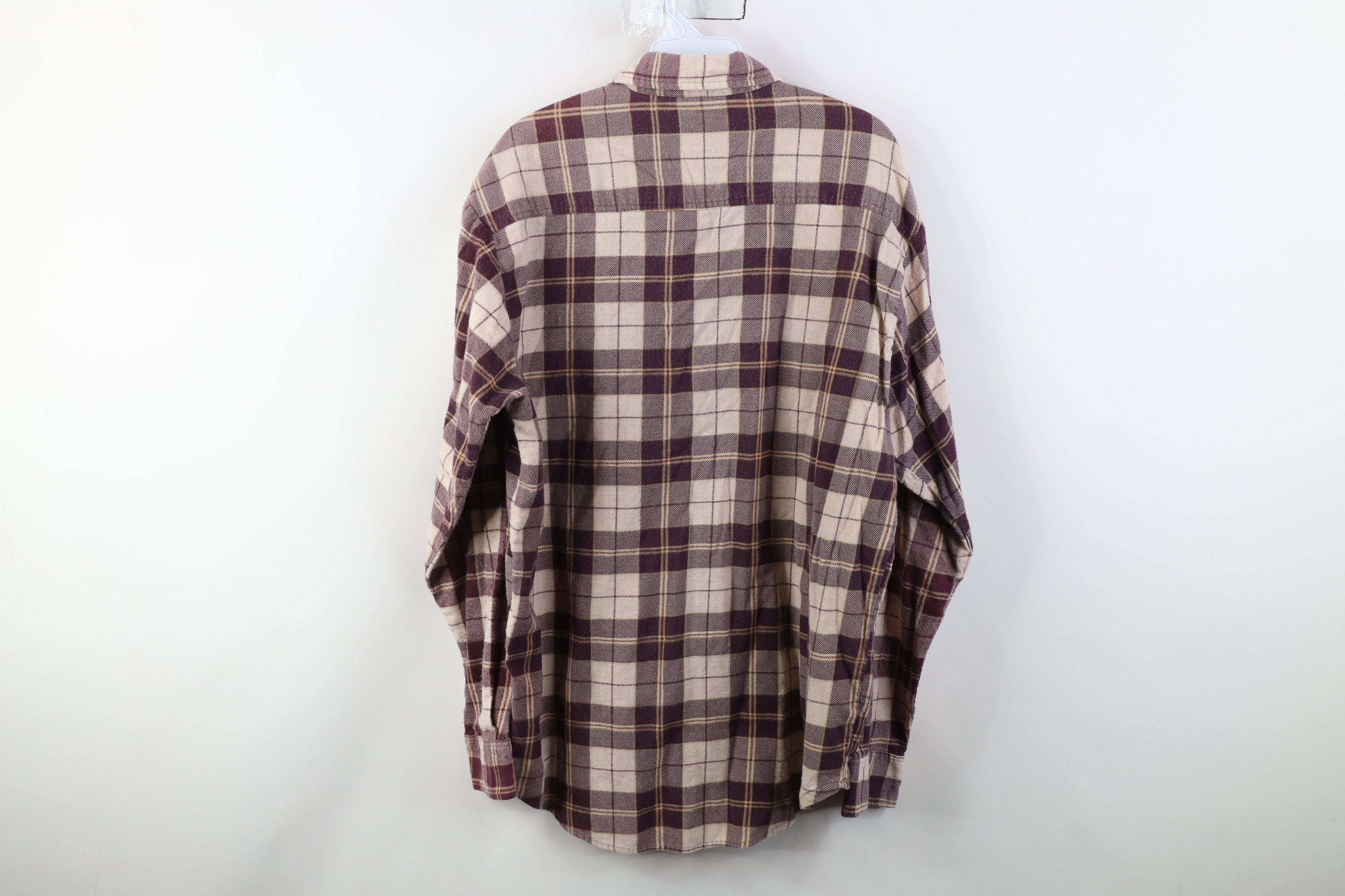 Vintage Vintage 90s Streetwear Flannel Collared Button Shirt Plaid Size US L / EU 52-54 / 3 - 10 Thumbnail