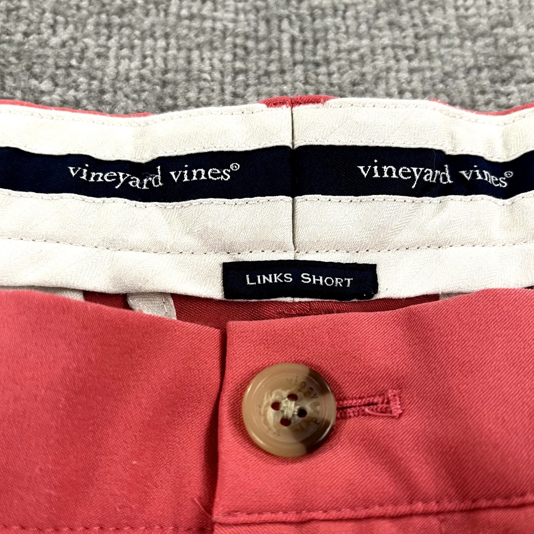 Vineyard Vines VINEYARD VINES Shorts Mens Regular Pink 34 9" Links Golf Performance Stretch Prep Casual Beach Outdoor Summer Size US 34 / EU 50 - 4 Thumbnail