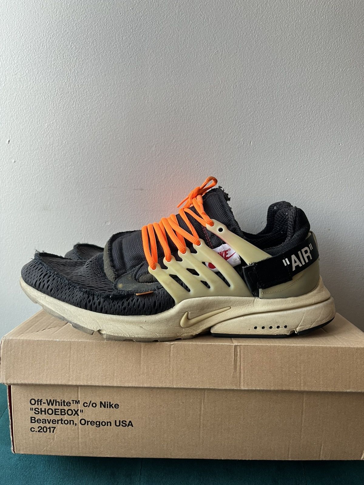 Nike × Off-White Nike Presto Off White Virgil Abloh Size US 14 / EU 47 - 1 Thumbnail