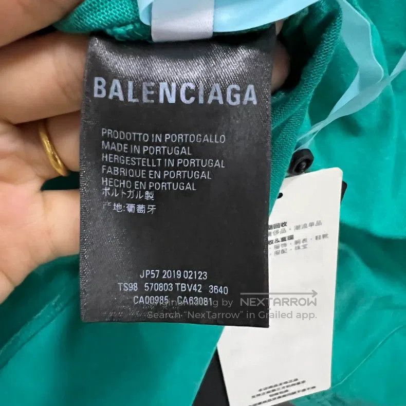 Balenciaga Balenciaga Teal Cola Short Sleeve Size US M / EU 48-50 / 2 - 4 Thumbnail
