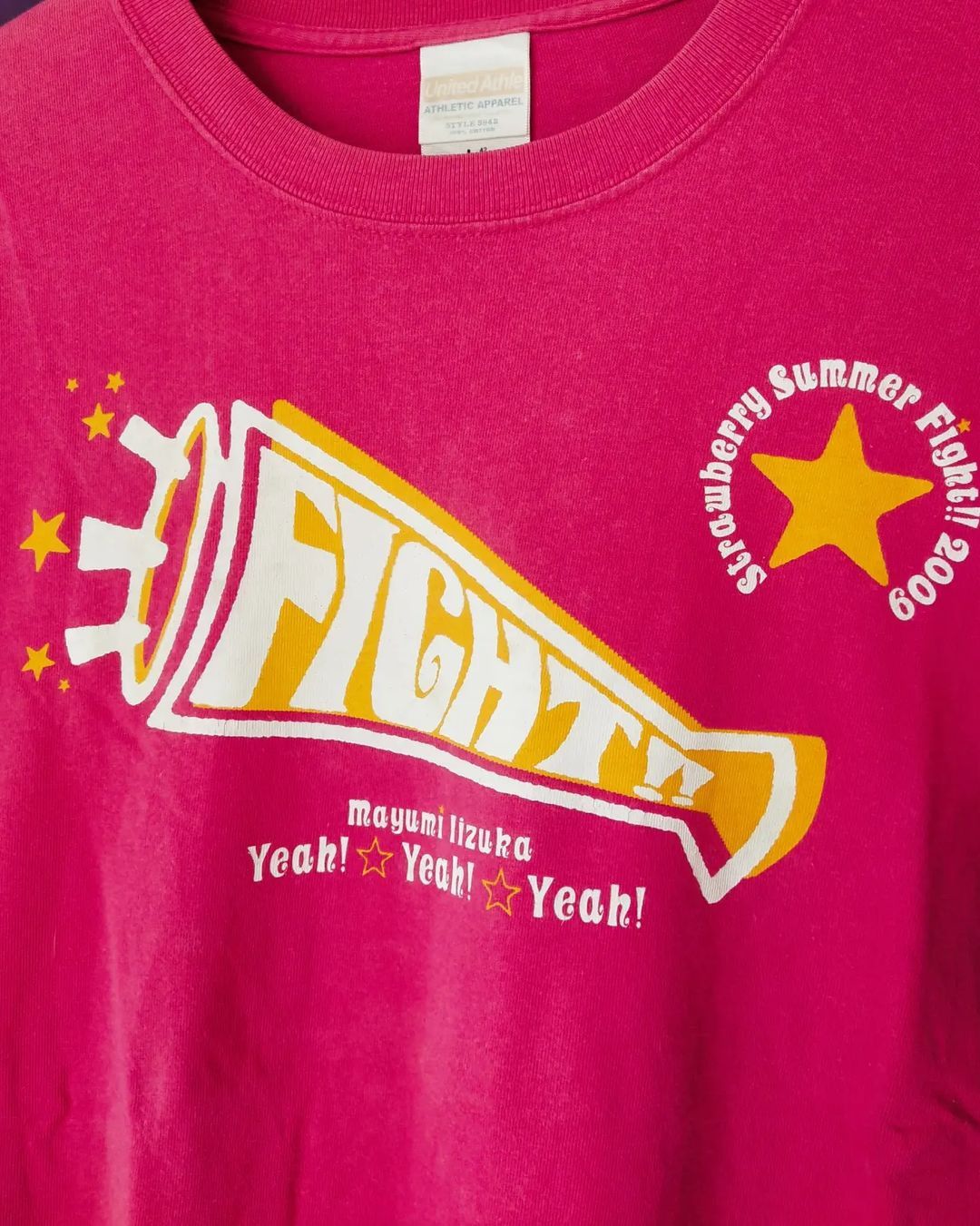 Anime × Japanese Brand Mayumi Iizuka Strawberry Summer Fight!! Idol Seiyu Tees Size US L / EU 52-54 / 3 - 2 Thumbnail