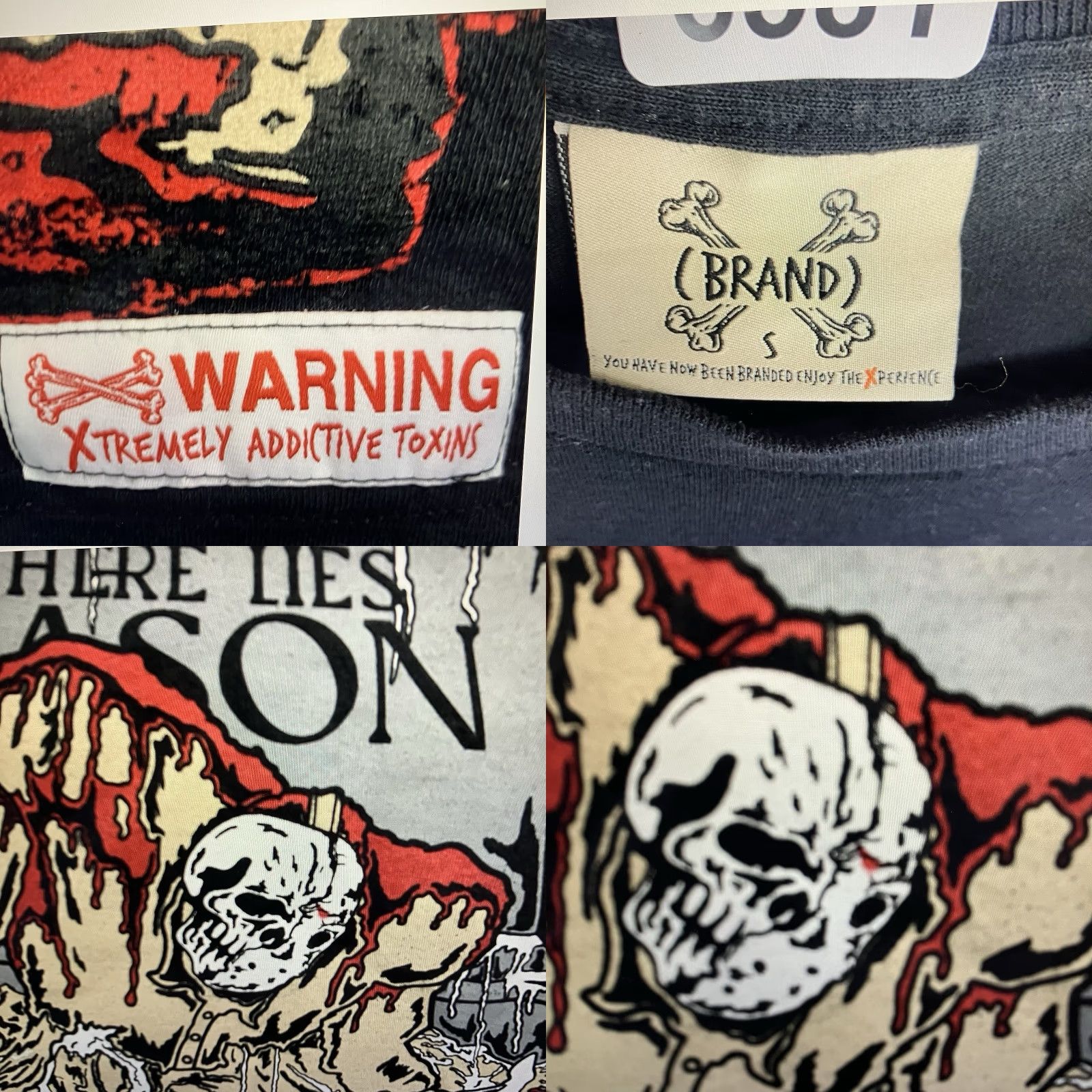 Vintage VINTAGE Friday the 13th T-Shirt Unisex Adults Small Long Sleeve Graphic Jason Horror Movie Retro 80s Size US S / EU 44-46 / 1 - 8 Thumbnail