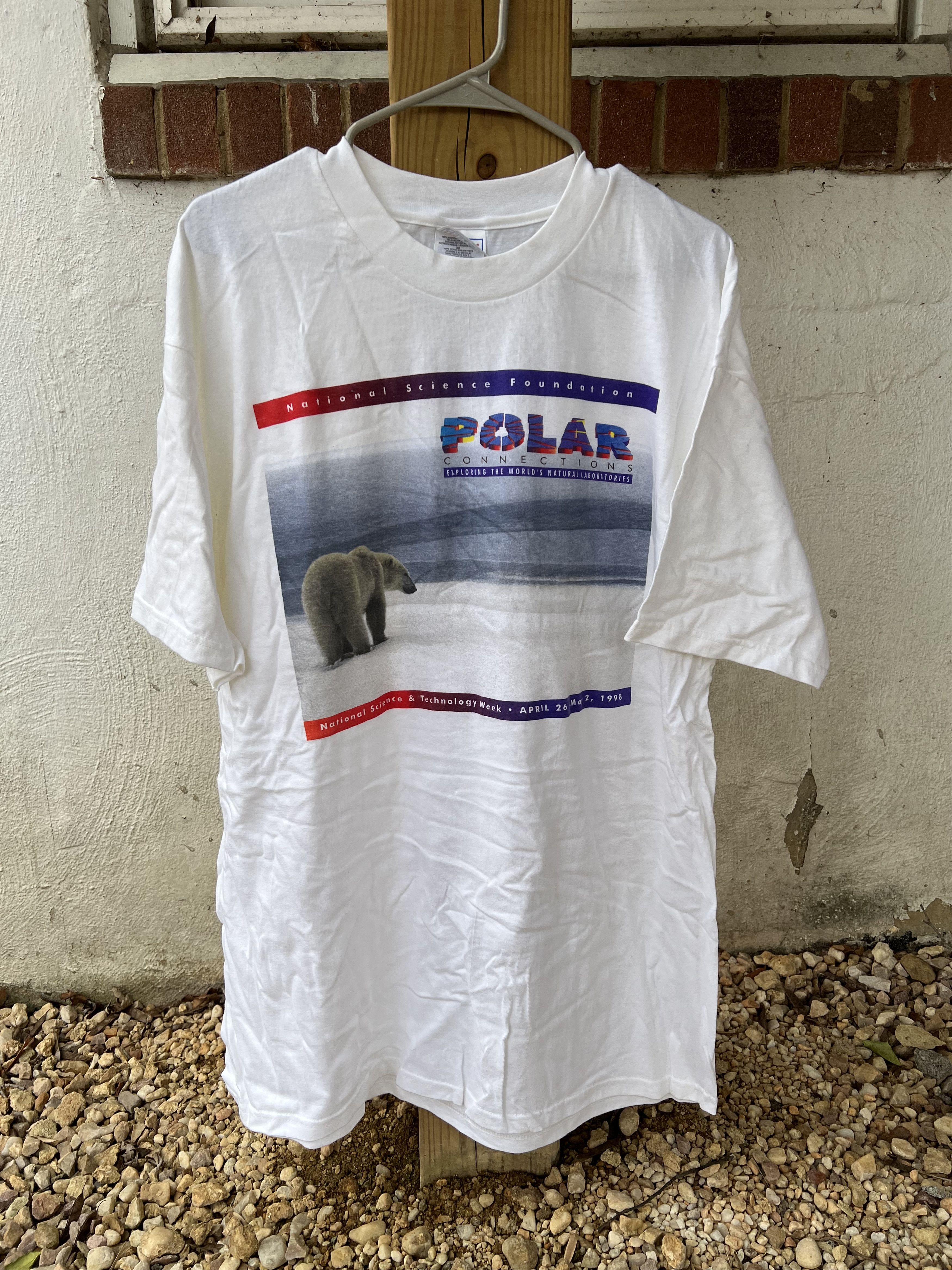 Vintage 1998 National Science Foundation Polar Bear Tee Size US XL / EU 56 / 4 - 1 Thumbnail