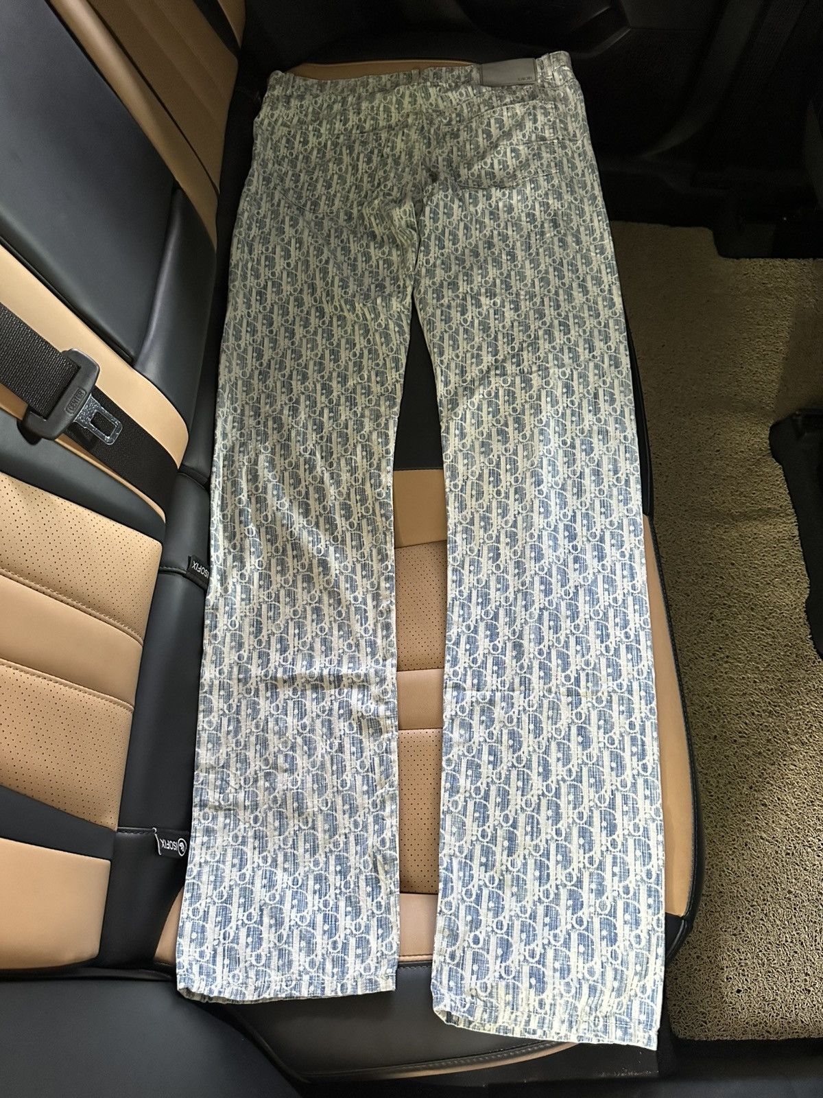 Dior Dior Oblique Monogram Jeans Size US 33 - 2 Thumbnail
