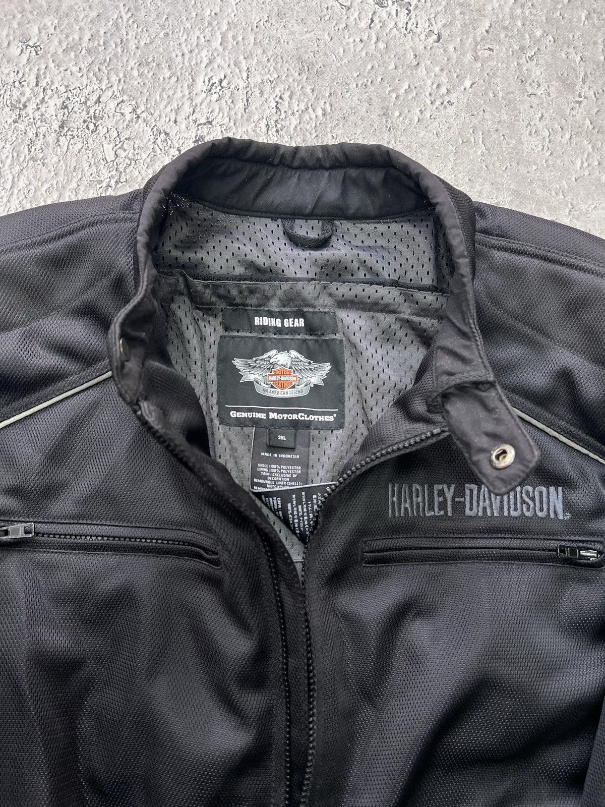Harley Davidson VINTAGE GLAME EAGLE MESH HARLEY DAVIDSON JACKET MOTO RACING Size US XL / EU 56 / 4 - 6 Thumbnail