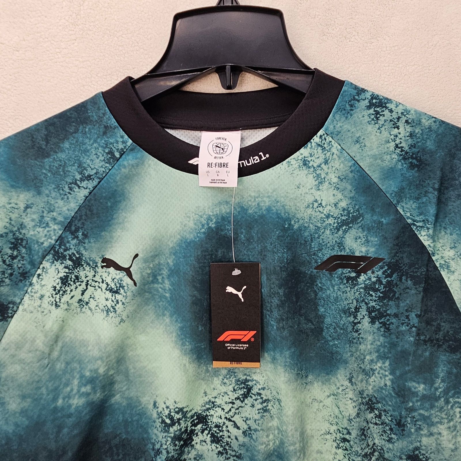 Puma PUMA X F1 FORMULA 1 MEN'S L LONG SLEEVE GRAPHIC SHIRT BLUE Size US L / EU 52-54 / 3 - 6 Thumbnail