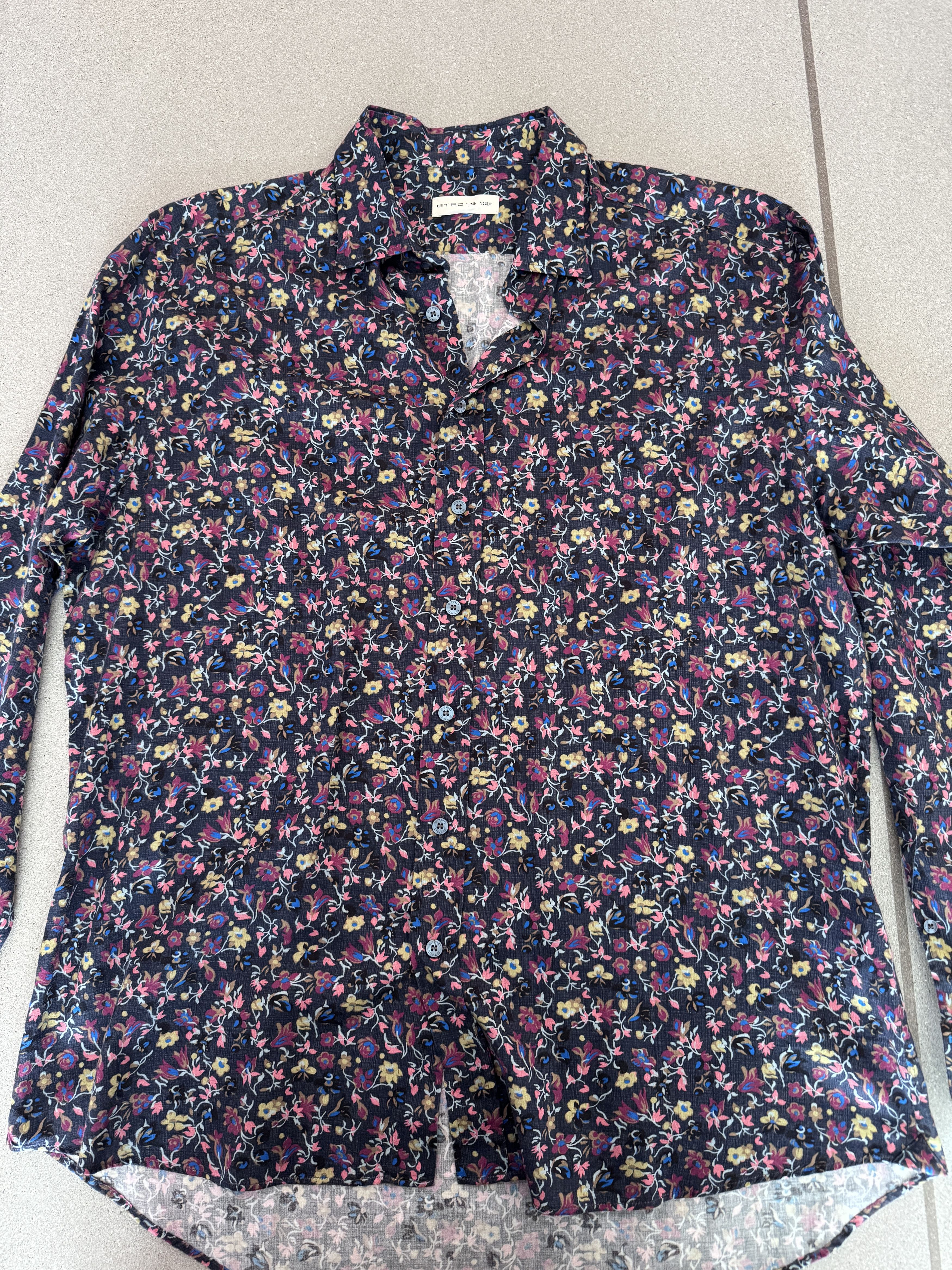 Etro Paisley multicolor shirt Size US XL / EU 56 / 4 - 1 Thumbnail