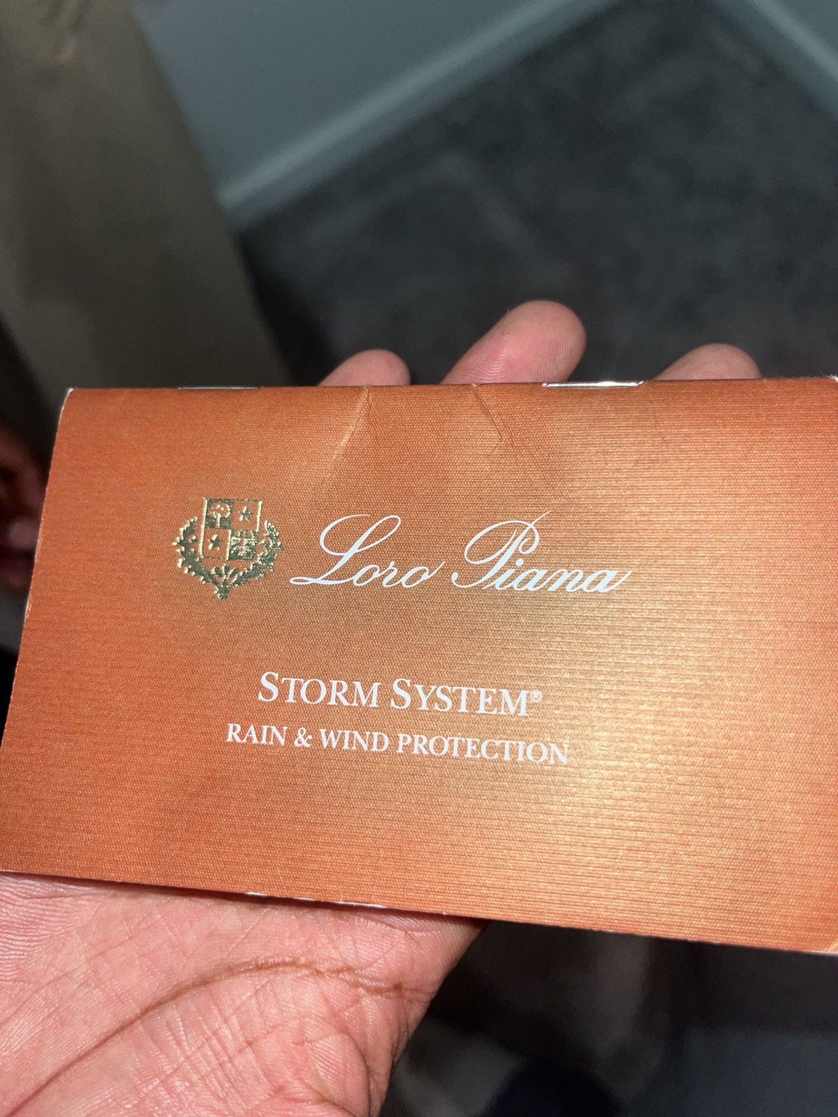 Loro Piana Storm System Rain & Wind Protection
