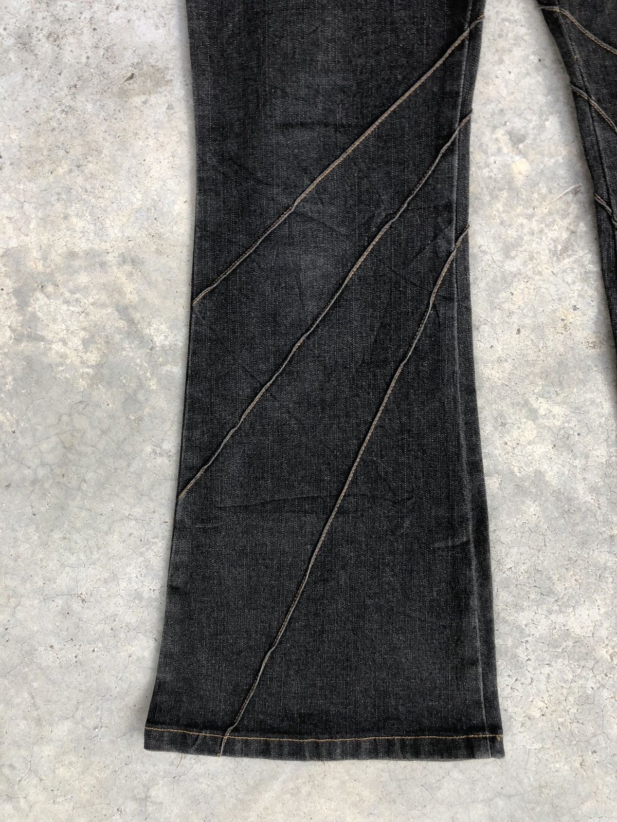 Vintage Japanese Playchess Flared Jeans Distressed Jeans Size US 32 / EU 48 - 6 Thumbnail