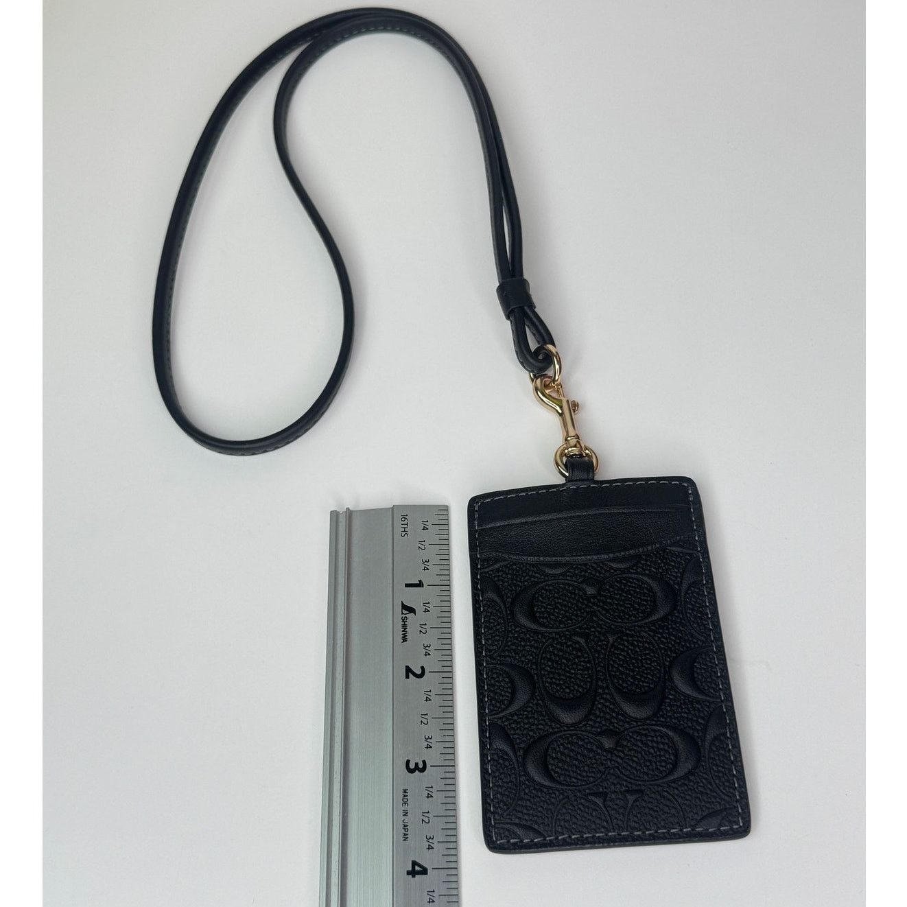 Coach Coach Black Lanyard ID Holder Size ONE SIZE - 4 Thumbnail