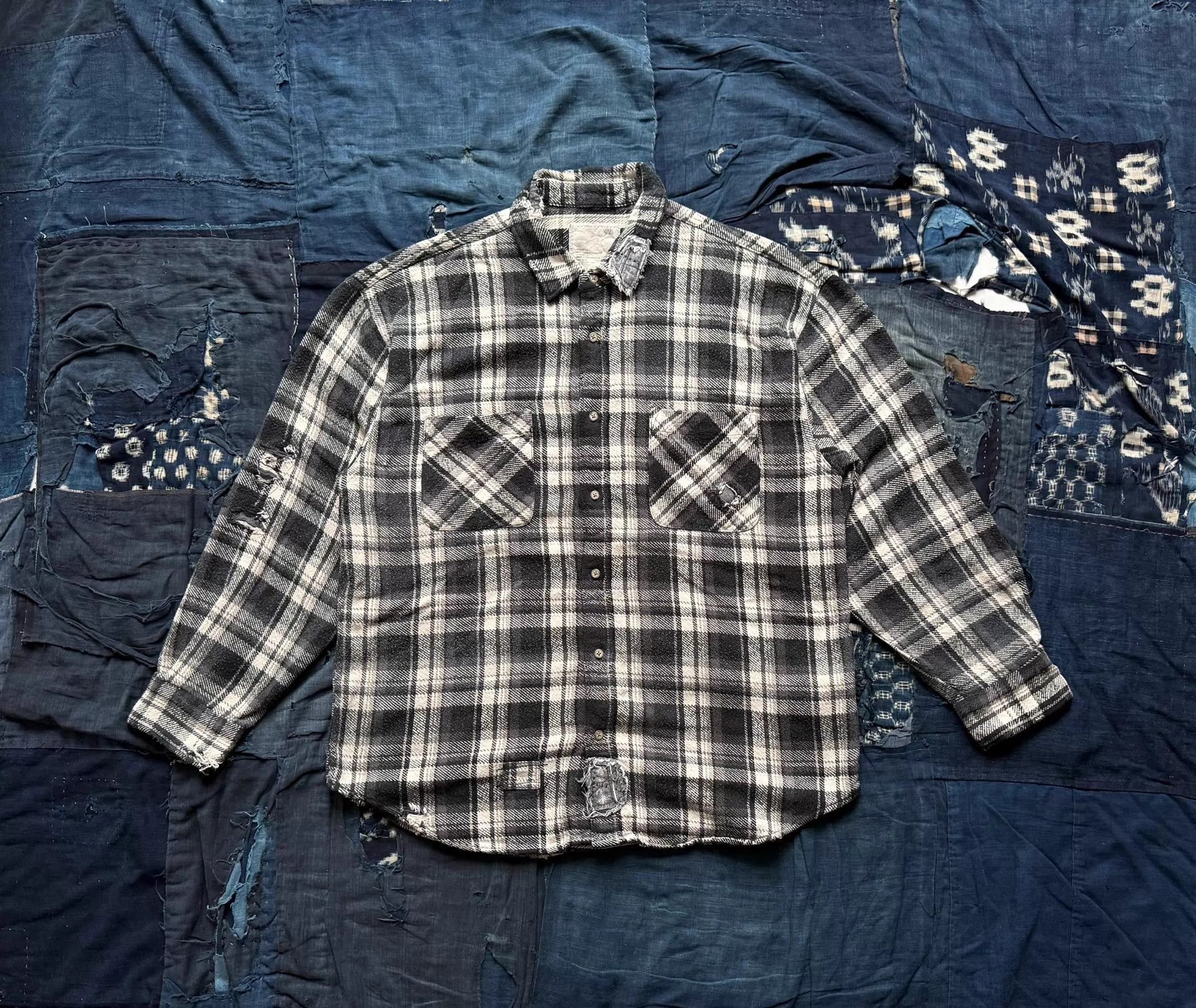 Madness Plaid Long Sleeve Button-Up Shirt Size US L / EU 52-54 / 3 - 1 Thumbnail