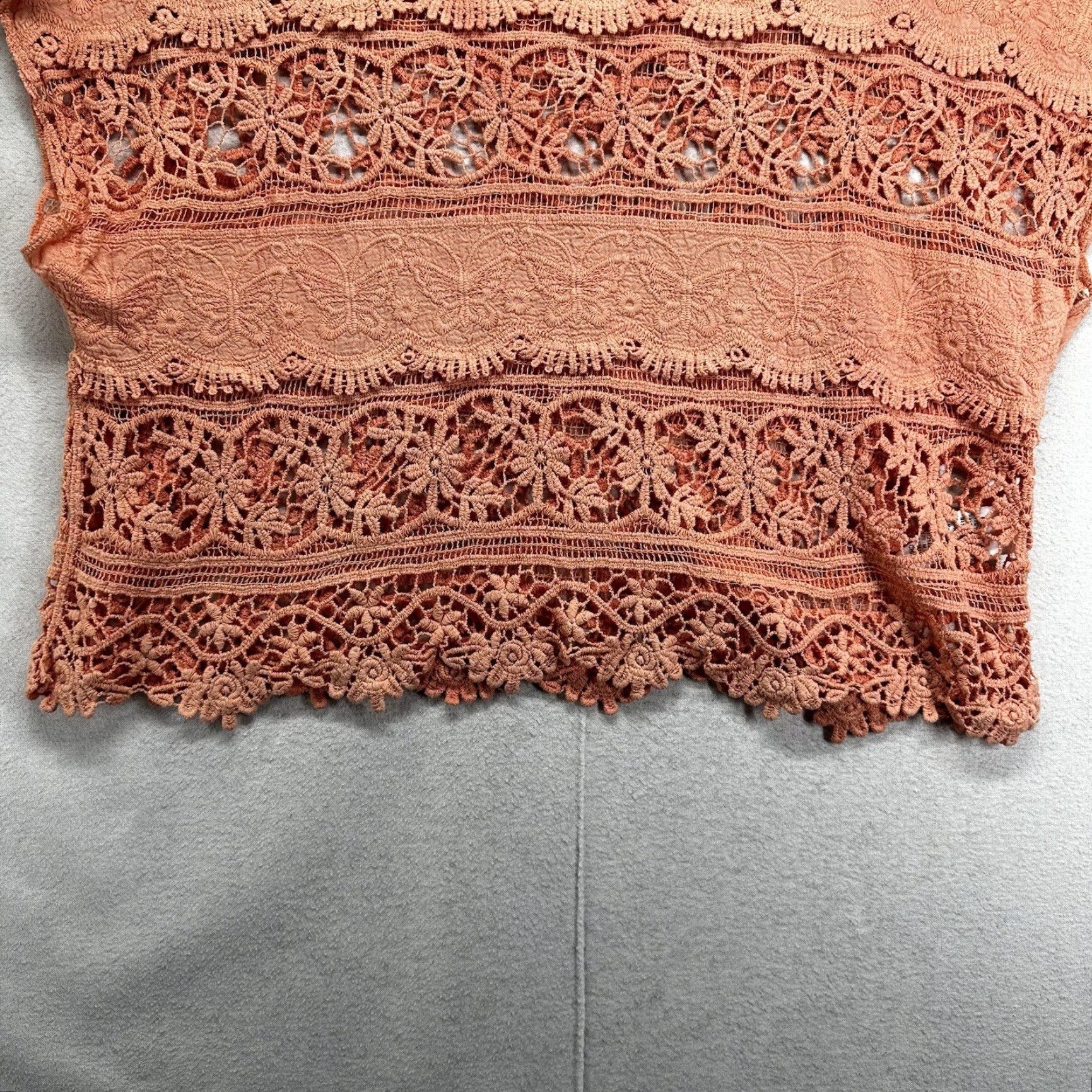 Vintage Ya Las Angeles Blouse Coquette Open Light Breathable Medium y2k Knit Angel Size M / US 6-8 / IT 42-44 - 6 Thumbnail