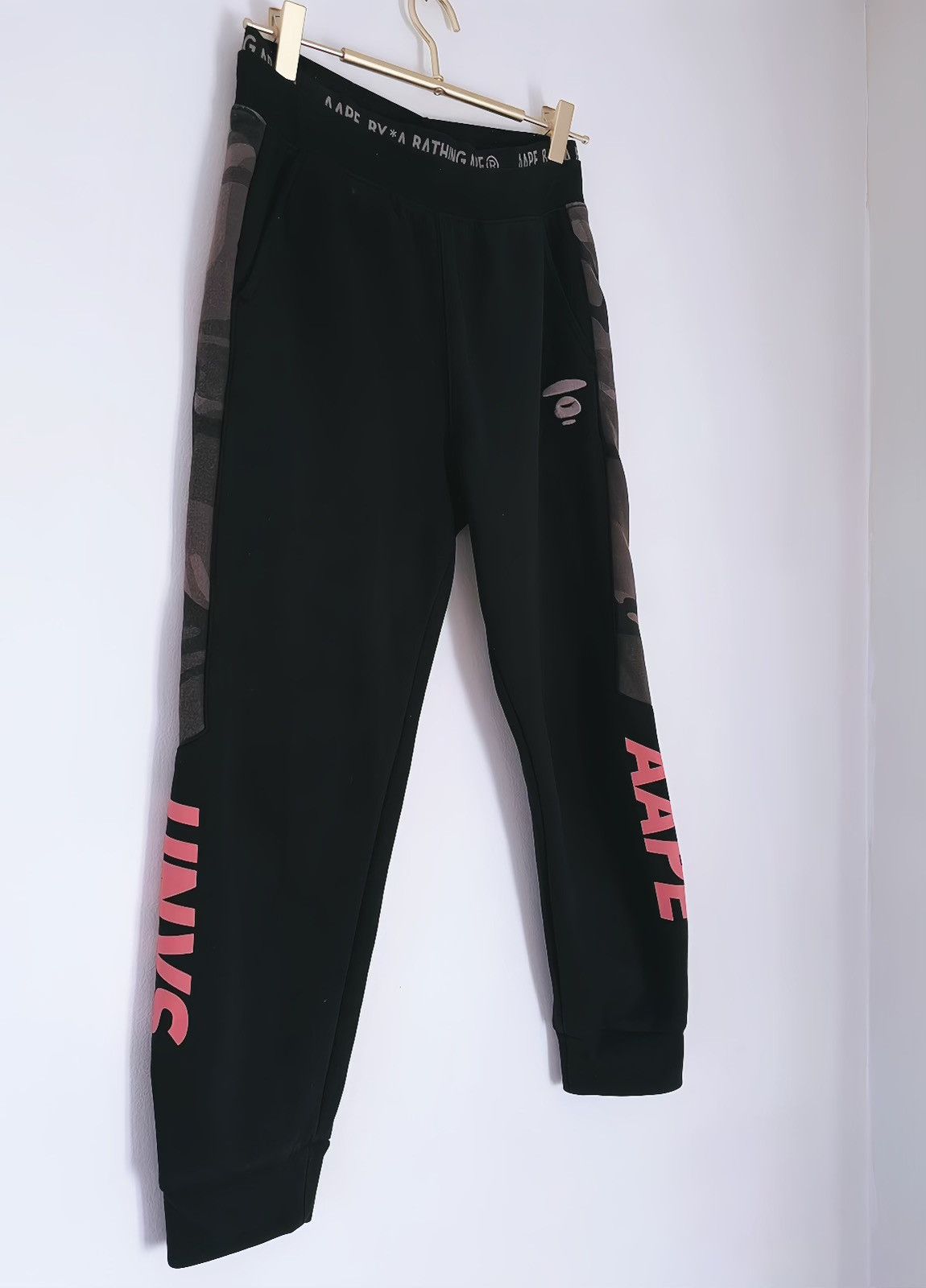 Aape × Bape Bape by A Bathing Ape® Logo embroidered Track Pants Size 26" / US 2 / IT 38 - 3 Thumbnail