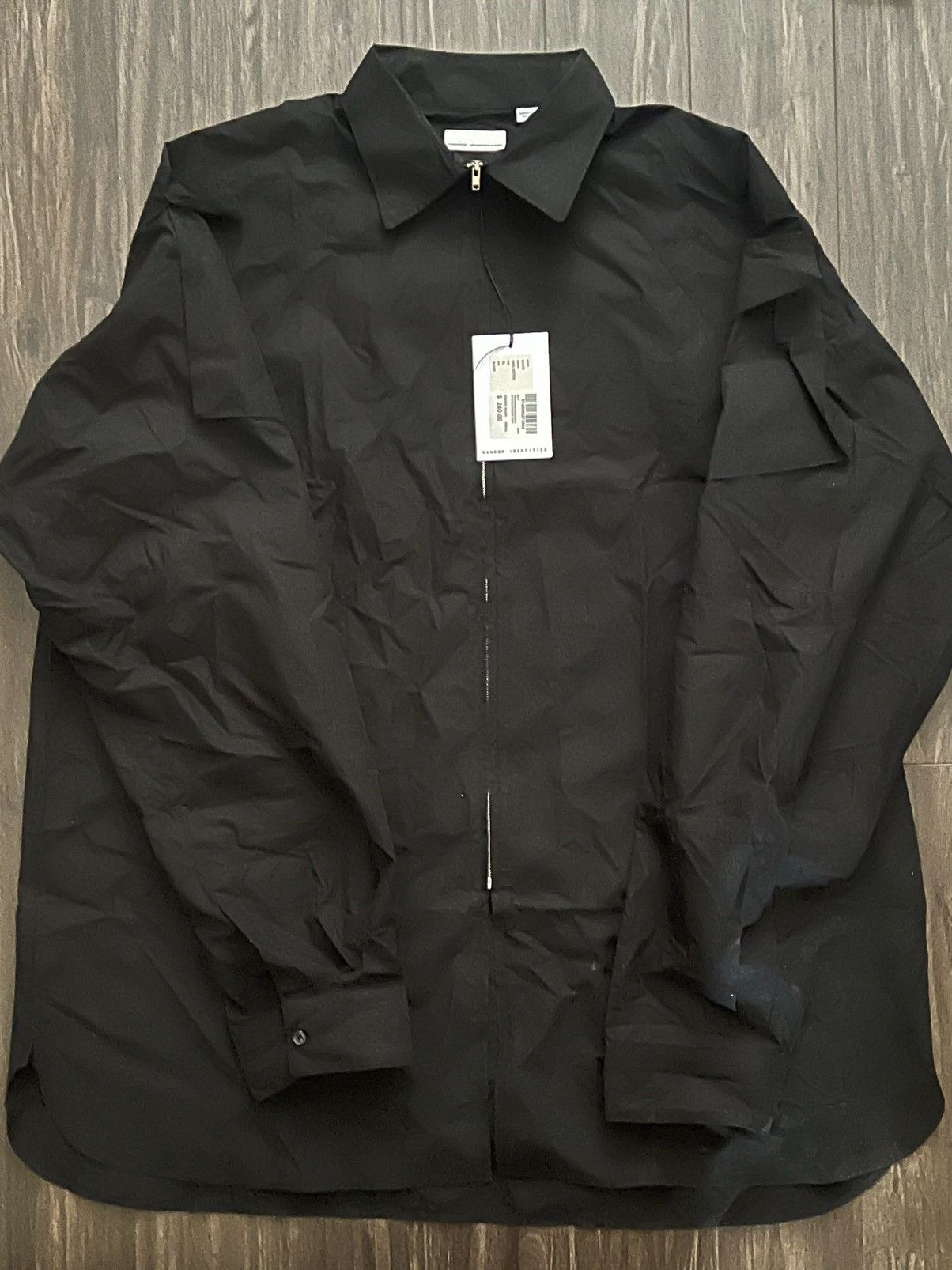 Random Identities Random Identities drop5 zip up Multi pocket Shirt Black XL Size XL / US 12-14 / IT 48-50 - 1 Thumbnail