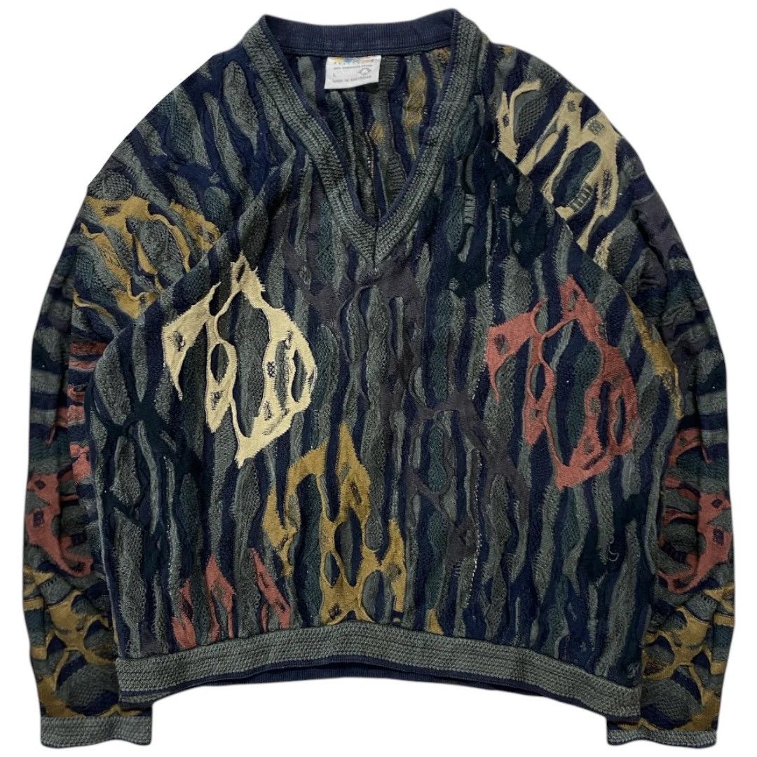 Coogi × Vintage Vintage 90s Coogi 3D Knitwear Sweater Size US L / EU 52-54 / 3 - 2 Thumbnail
