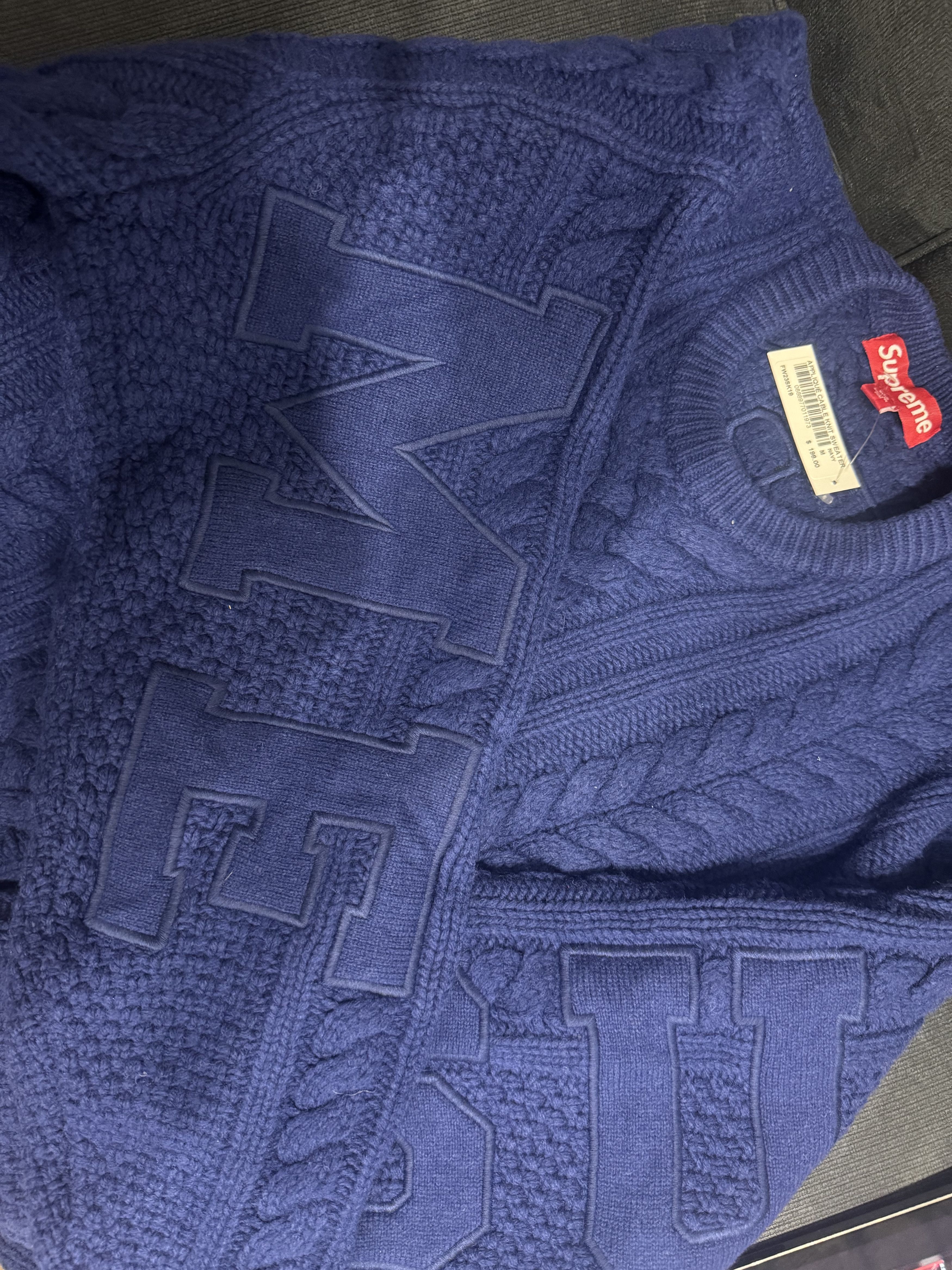 Supreme Applique Sweater Size US M / EU 48-50 / 2 - 2 Thumbnail