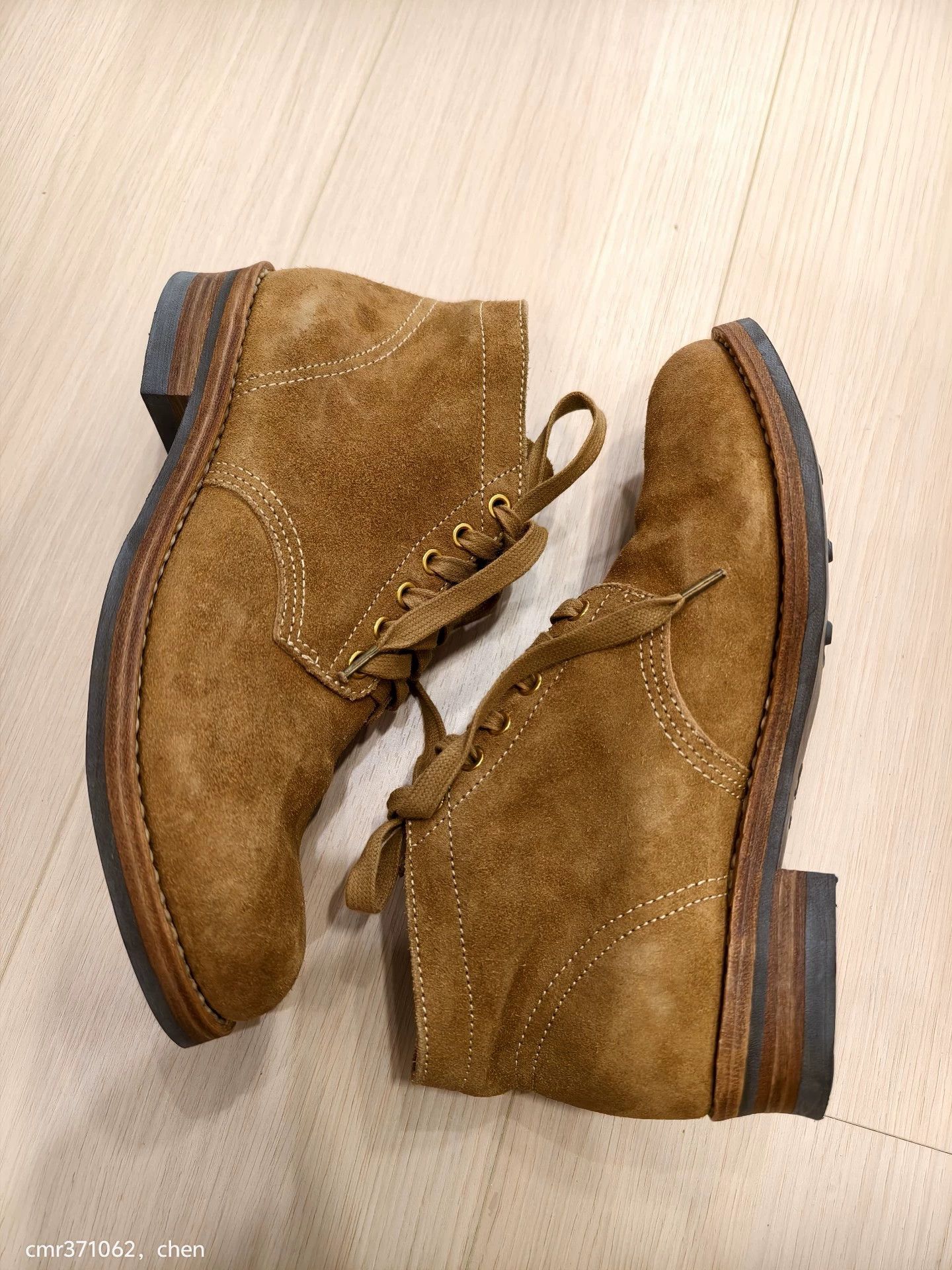 Visvim visvim 17AW Brigadier Boots Mid-Folk Veg Suede Camel 8.5 95 Size US 8.5 / EU 41-42 - 7 Thumbnail