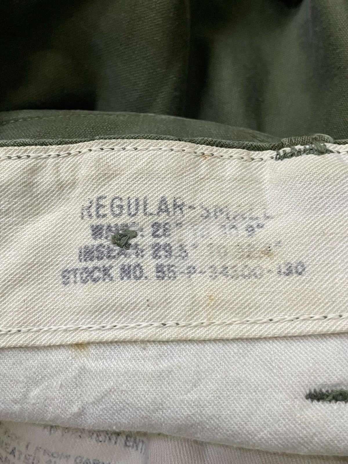 Vintage 50s Vintage WW2 US Military M-1951 Cargo Trousers Baggy Size US 32 / EU 48 - 22 Thumbnail